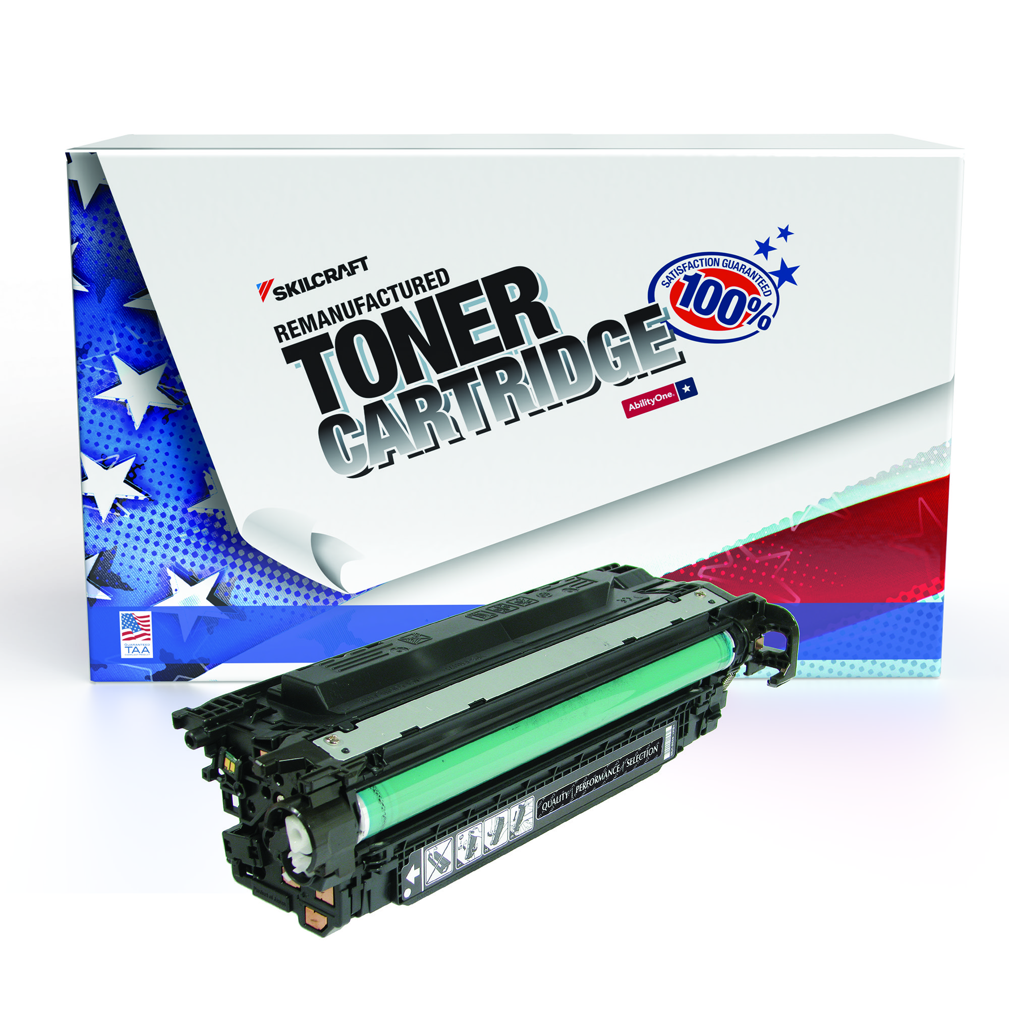 Toner Cartridge, LaserJet, Remanufactured, HP 507X. Black, Page Yield 11000 - Each