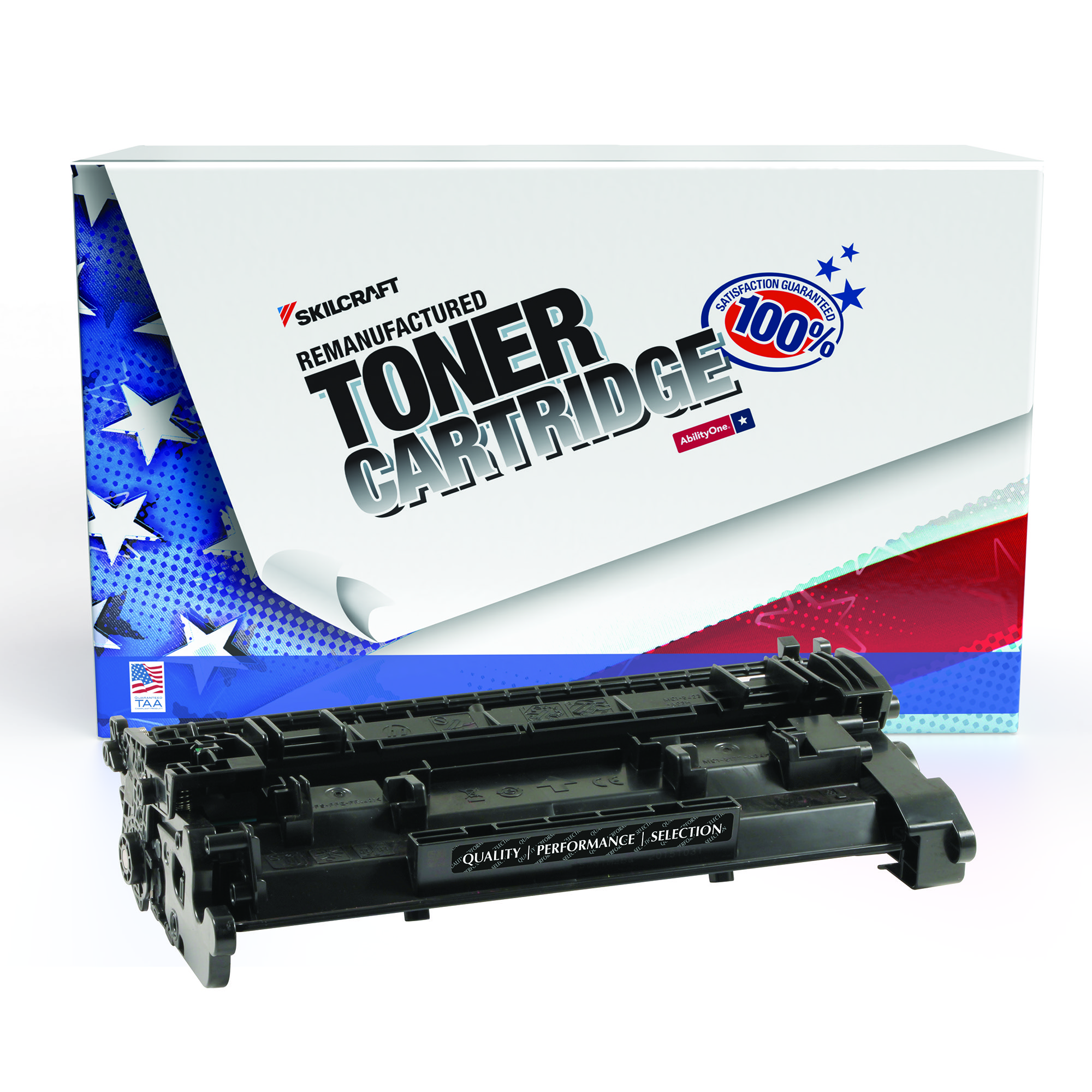 Toner Cartridge, LaserJet, Remanufactured, HP 26A, Black, Page Yield 3100 - Each