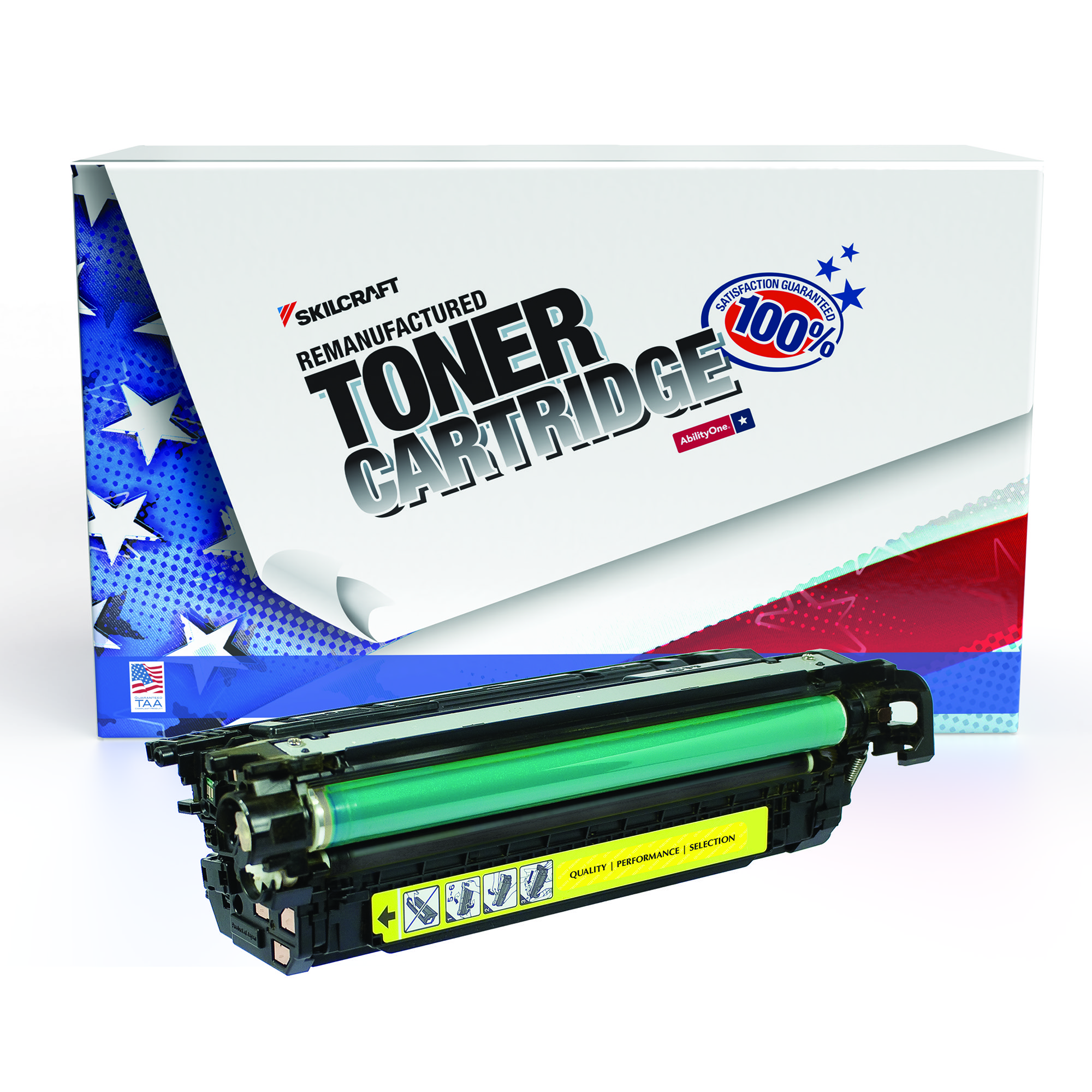 Toner Cartridge, LaserJet, Remanufactured, HP 648A Series, Yellow, Page Yield 11000 - Each