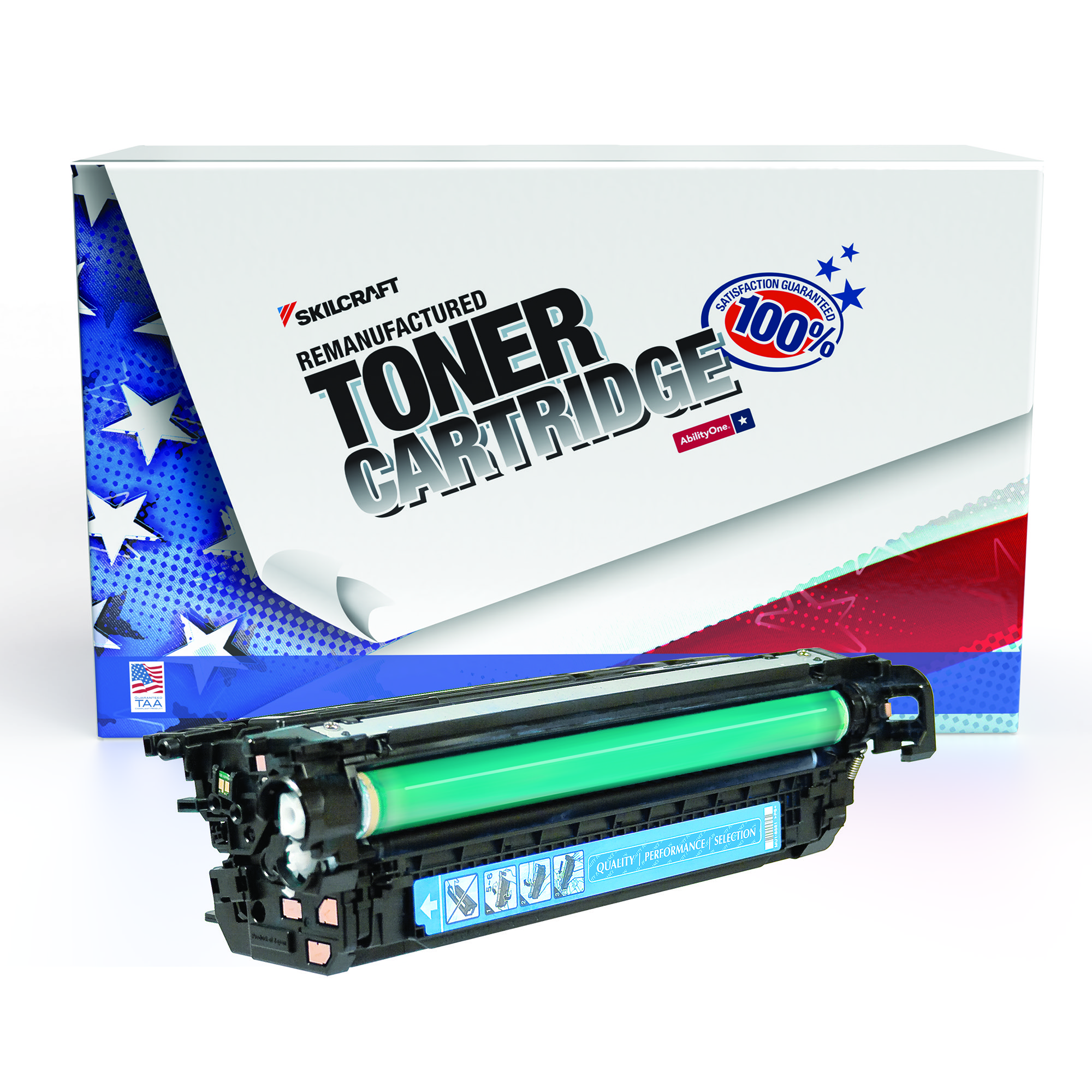 Toner Cartridge, LaserJet, Remanufactured, HP 648A Series, Cyan, Page Yield 11000 - Each