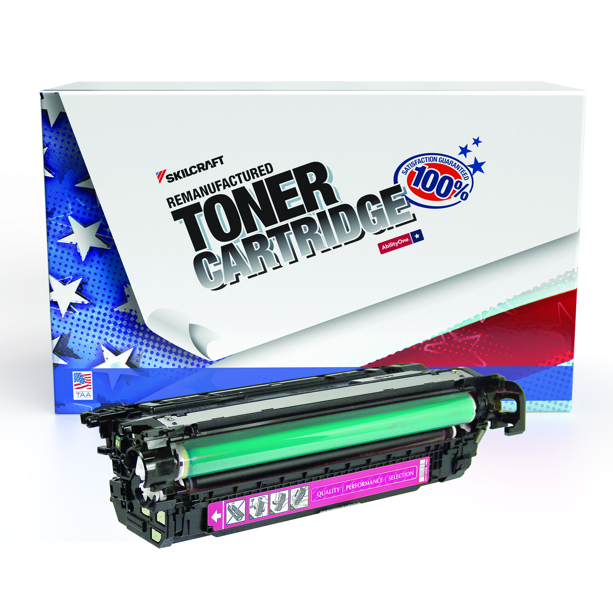 Toner Cartridge, LaserJet, Remanufactured, HP 648A Series, Magenta, Page Yield 11000 - Each