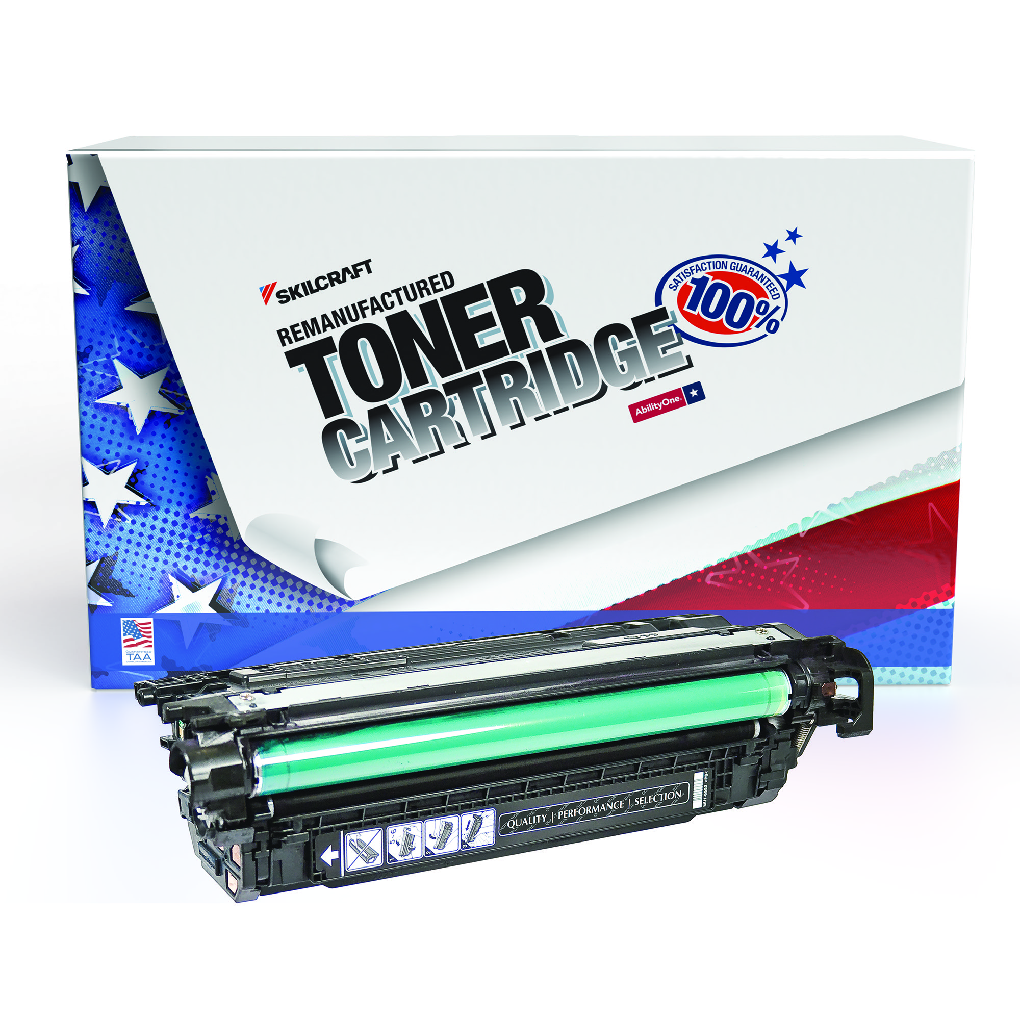 Toner Cartridge, LaserJet, Remanufactured, HP 647A, Black, Page Yield 8500 - Each