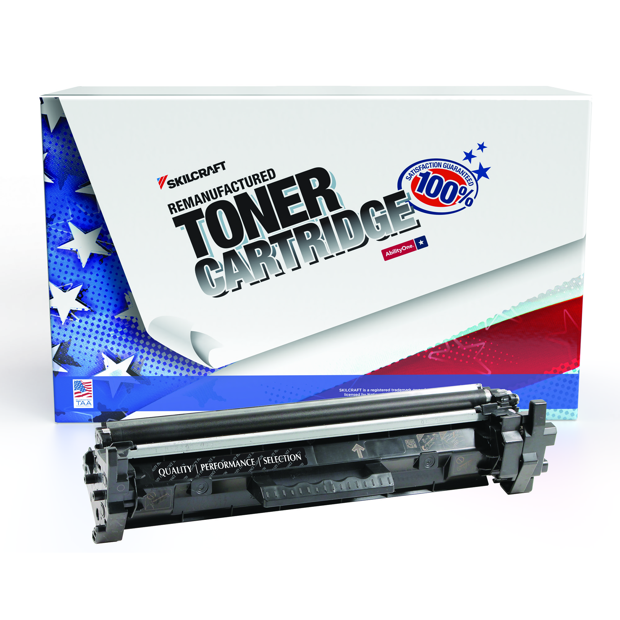 Toner Cartridge, Remanufactured, HP 17A Series, Black Ink - Each