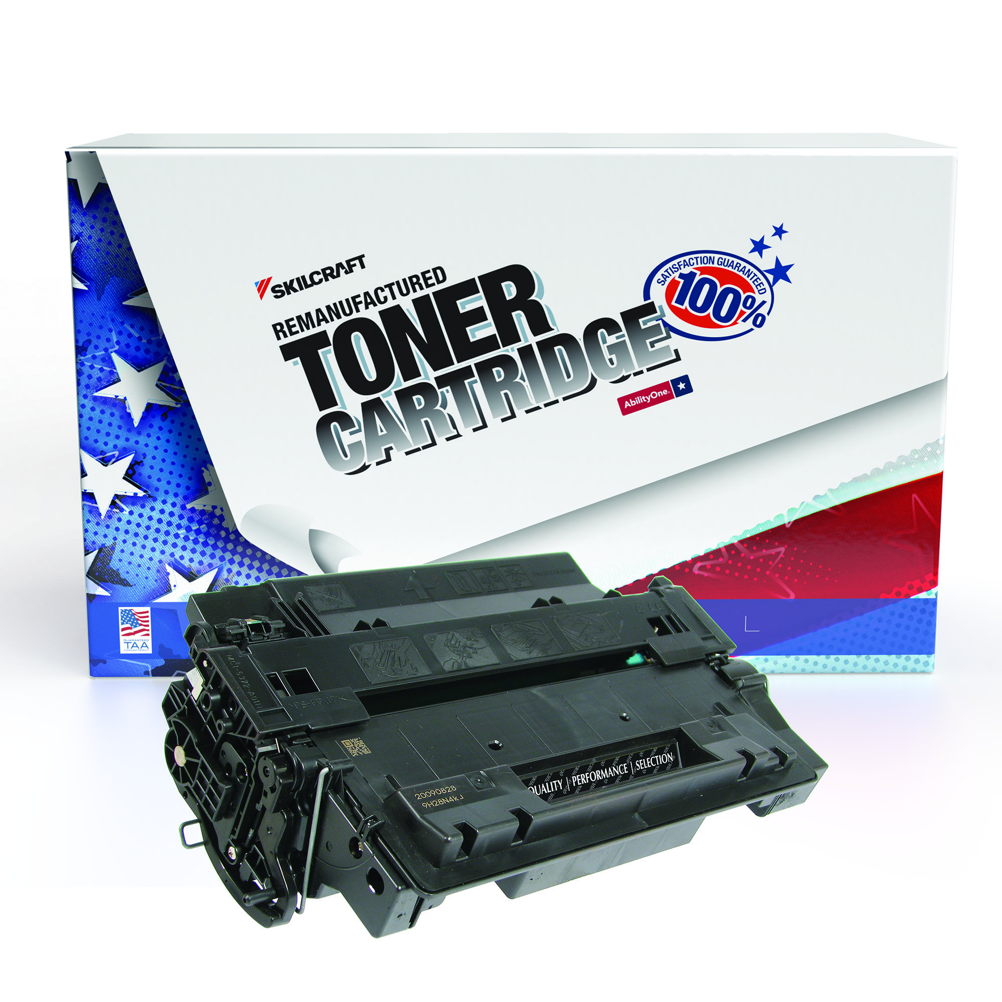 Toner Cartridge, LaserJet, Remanufactured, HP 55X, Black, Page Yield 12500 - Each