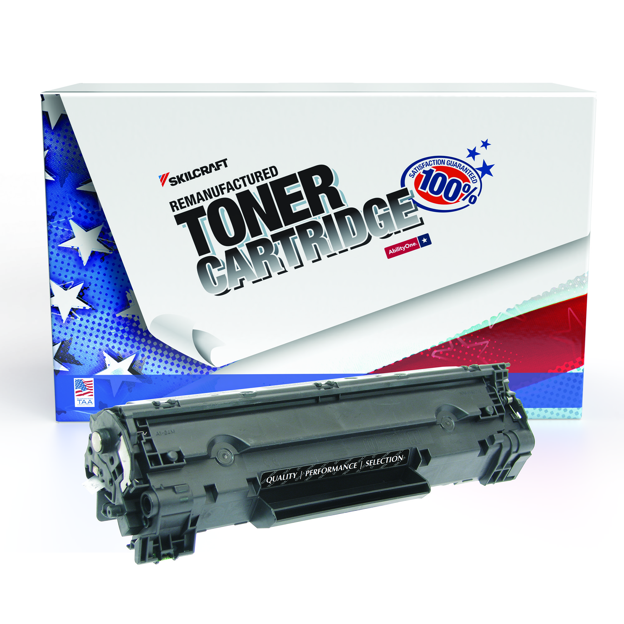 Toner Cartridge, LaserJet, Remanufactured, HP 78X, Black, Page Yield 3000 - Each