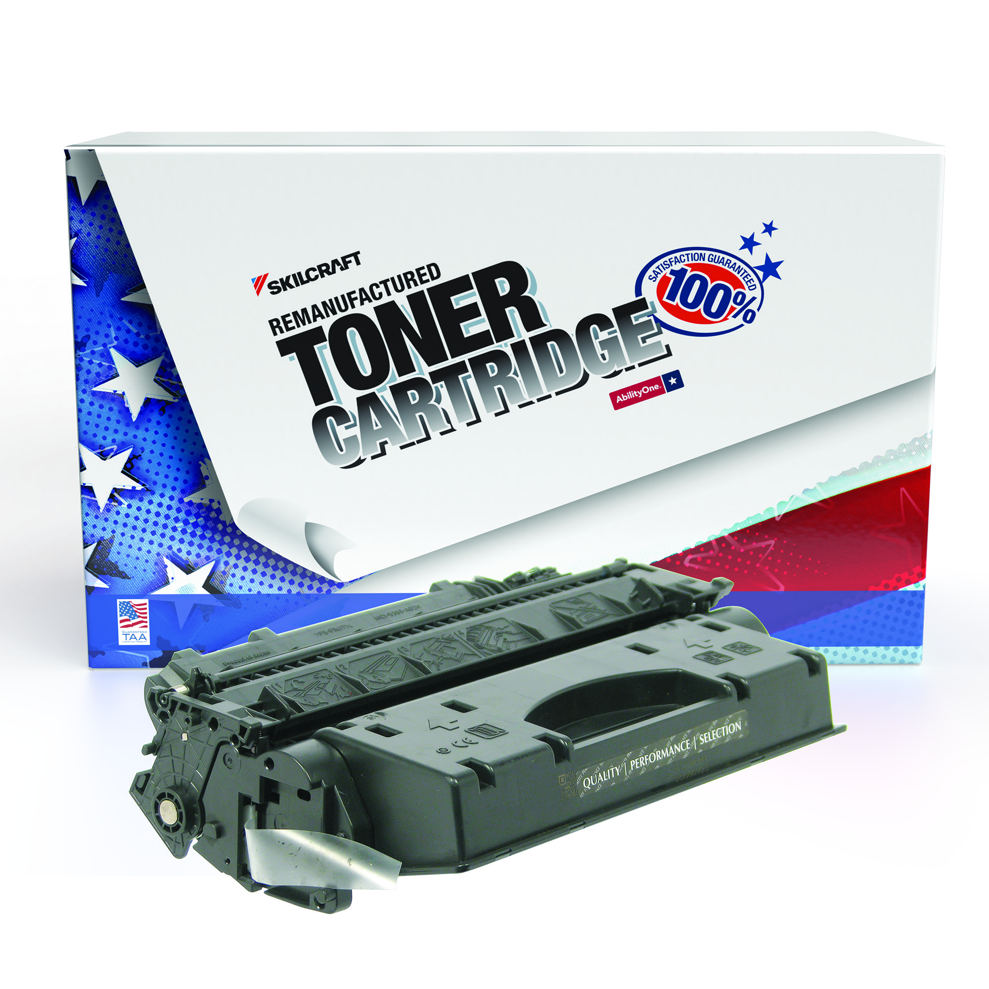 Toner Cartridge, LaserJet, Remanufactured, HP 05X, Black, Page Yield 6500 - Each