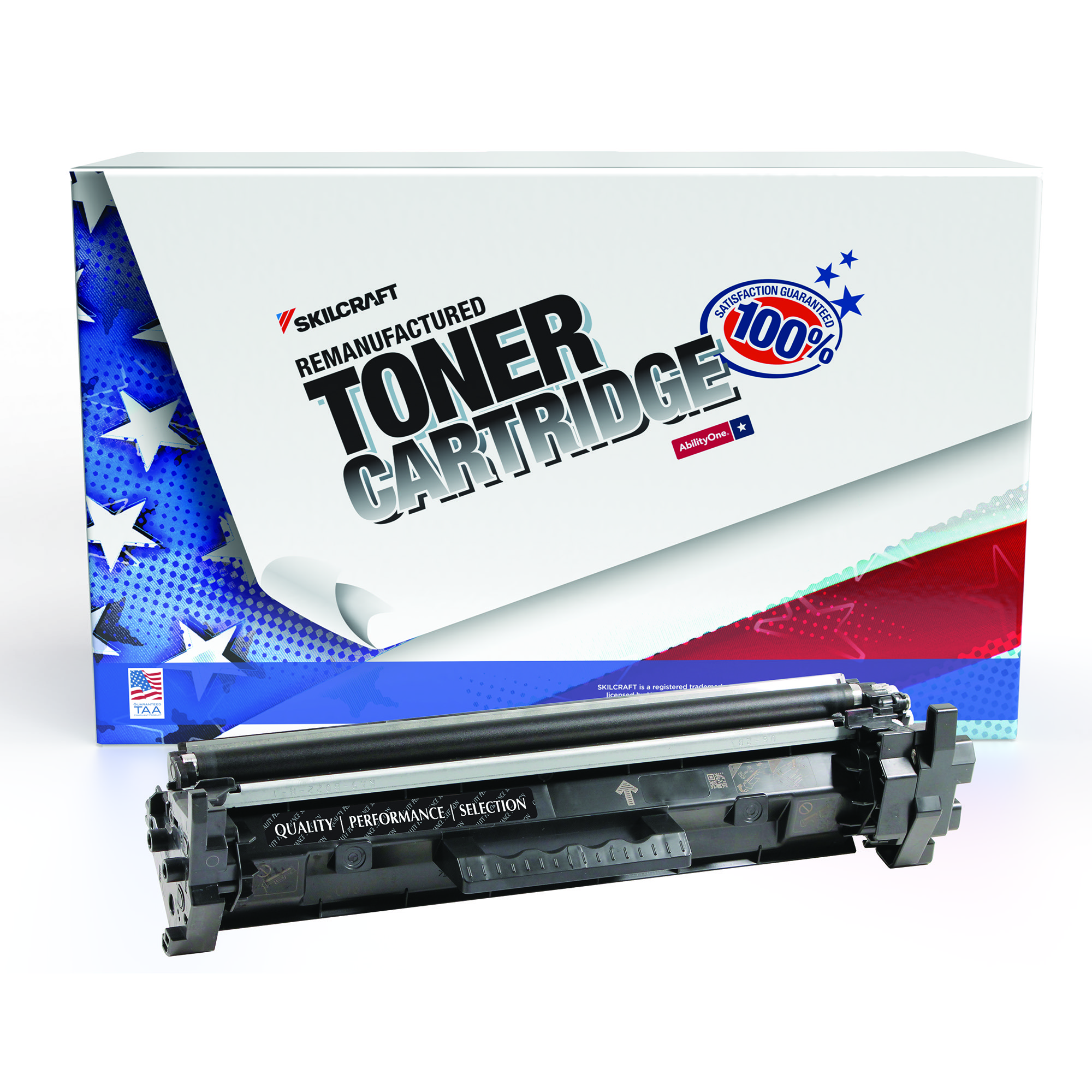 Toner Cartridge, Remanufactured, HP 30A Series, Black Ink - Each