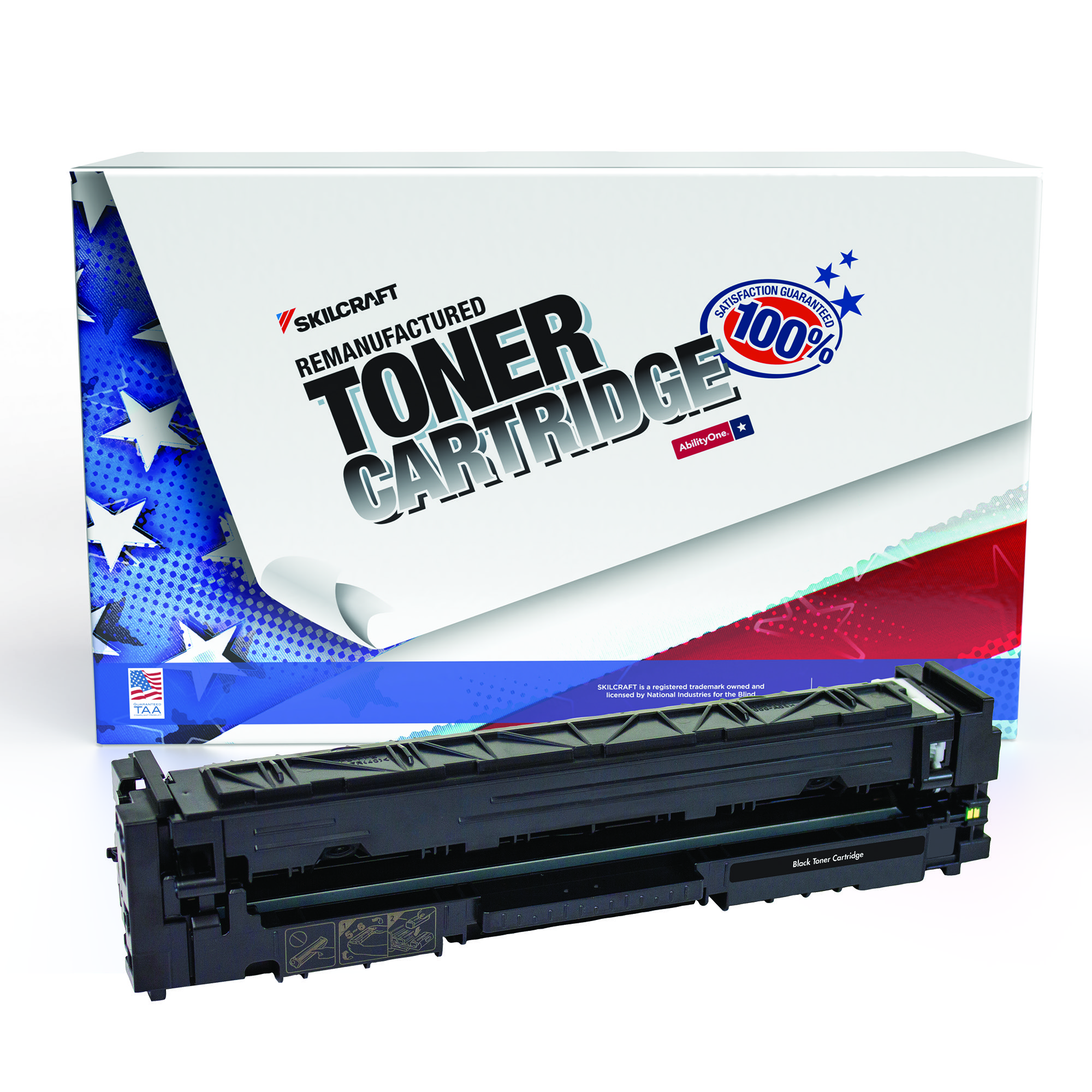 Toner Cartridge, Remanufactured, HP 202X Series, Black Ink - Each