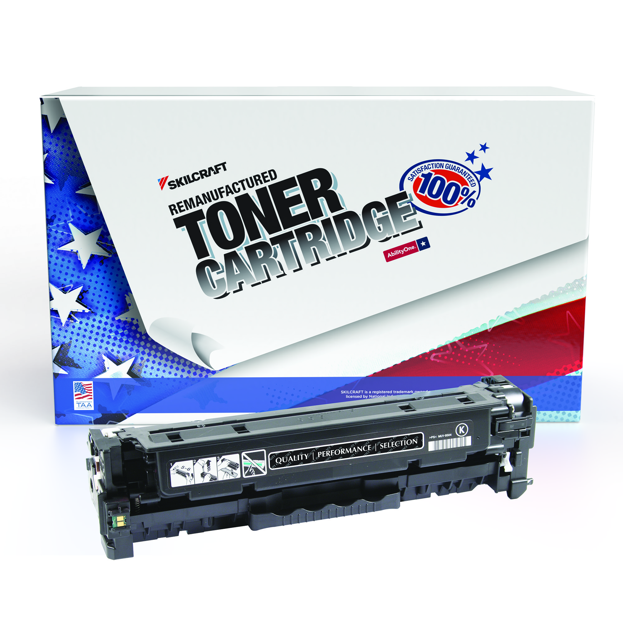 Toner Cartridge, Remanufactured, HP 312X Series, Black Ink - Each