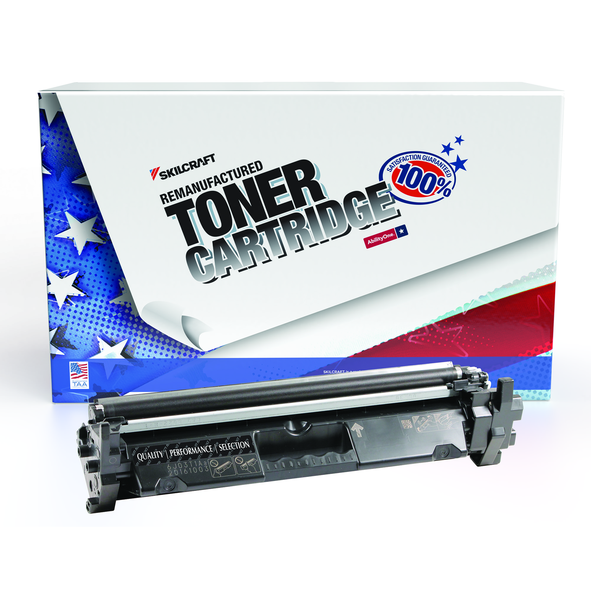 Toner Cartridge, Remanufactured, HP 30X Series, Black Ink - Each