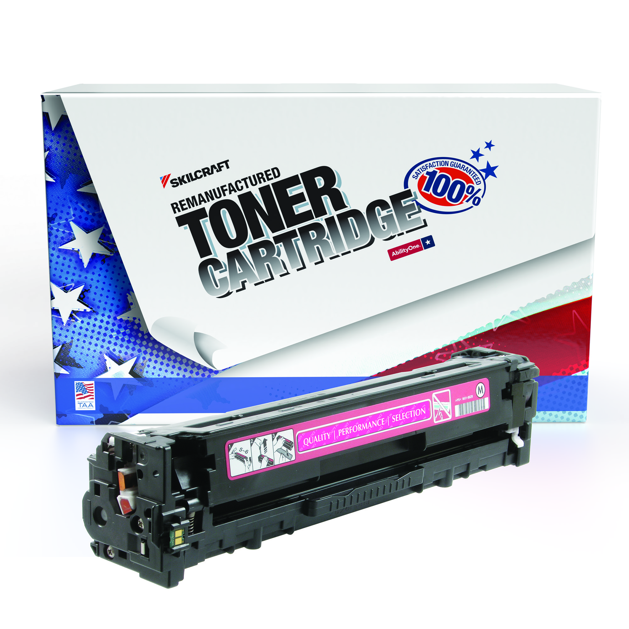 Toner Cartridge, LaserJet, Remanufactured, HP 131A Series, Magenta, Page Yield 1800 - Each