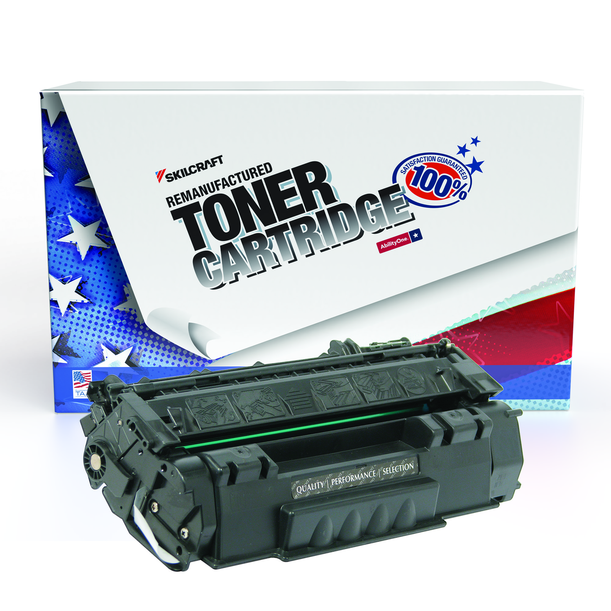 Toner Cartridge, LaserJet, Remanufactured, HP 49A, Black, Page Yield 2500 - Each