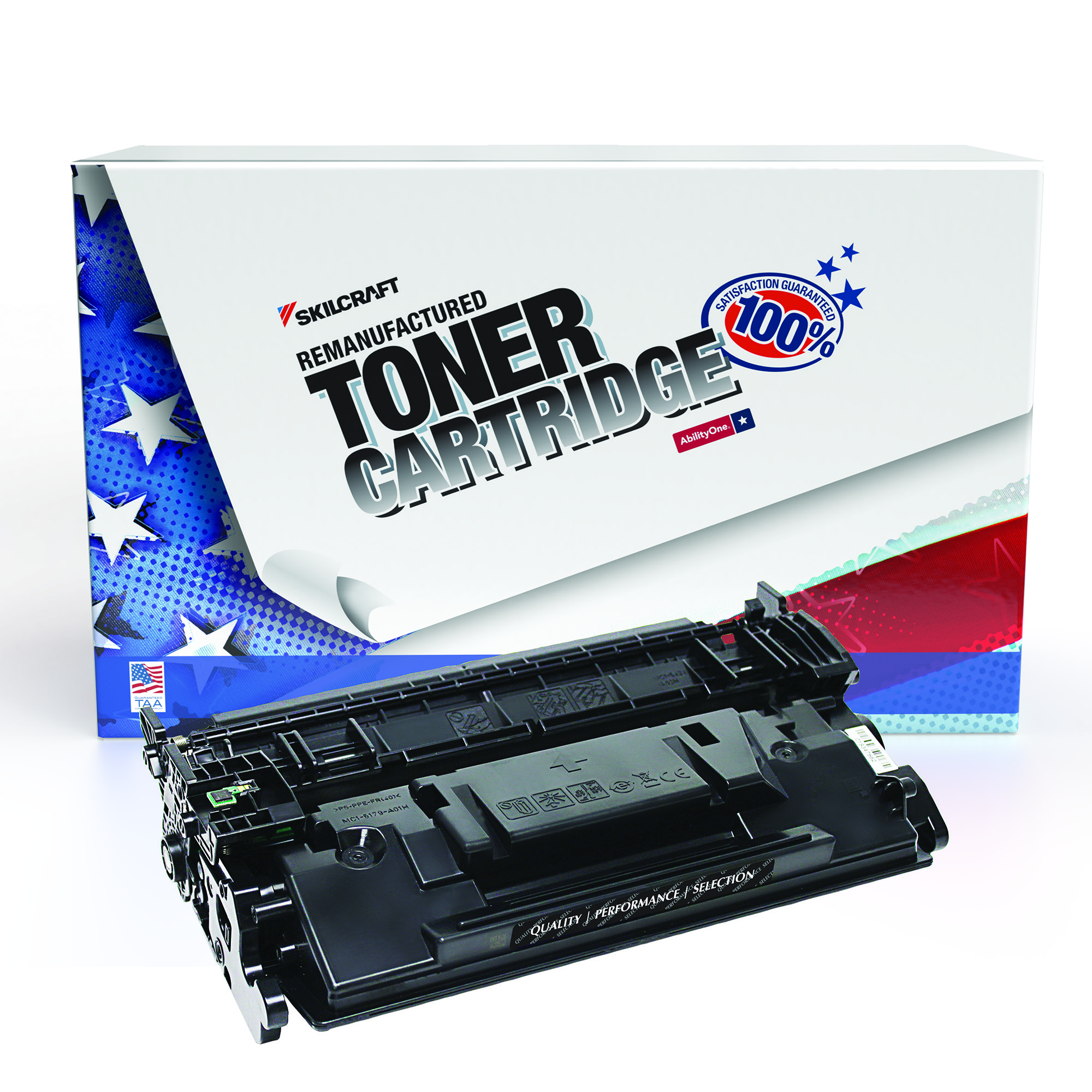 Toner Cartridge, LaserJet, Remanufactured, HP 26X, Black, Page Yield 9000 - Each