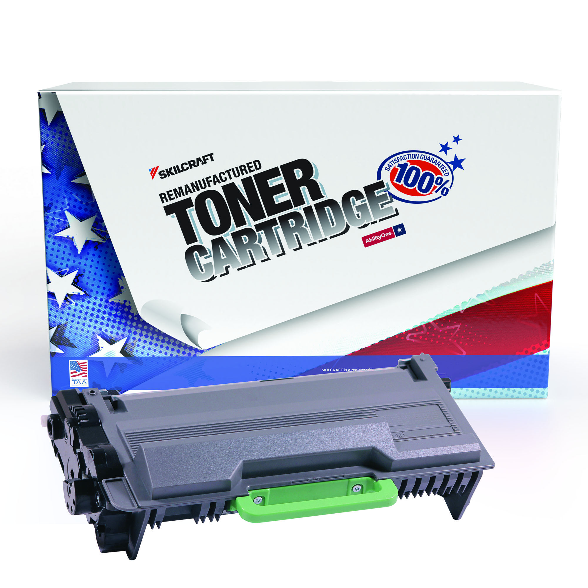 Toner Cartridge, Remanufactured, Brother TN880, Black - Each