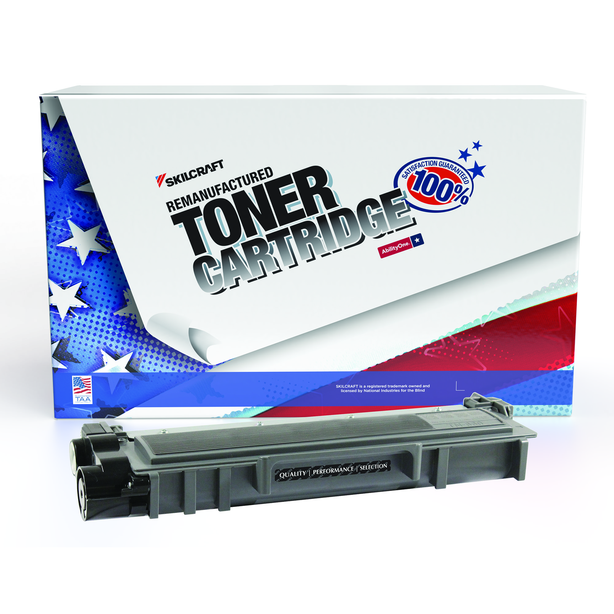 Toner Cartridge, Remanufactured, Brother TN660, Black - Each