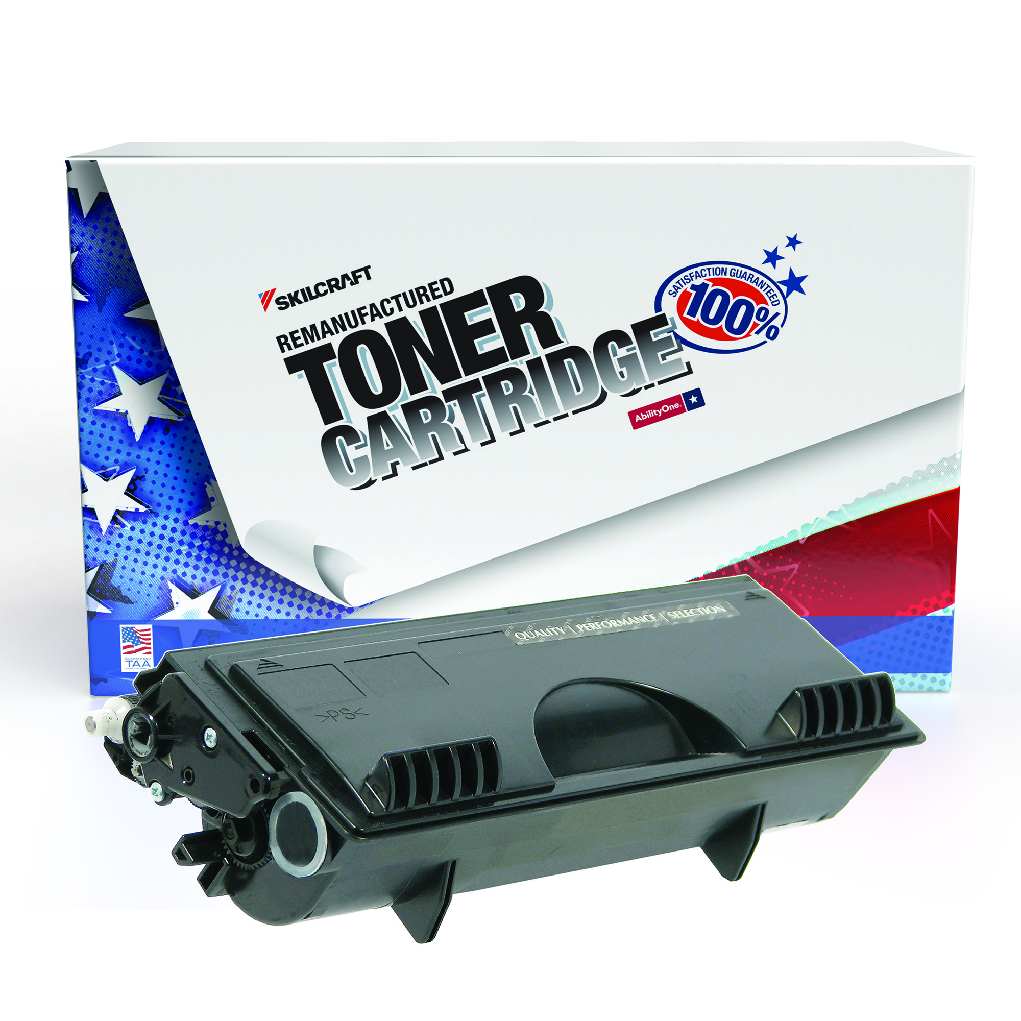 Toner Cartridge, Remanufactured, Brother TN460, Black - Each