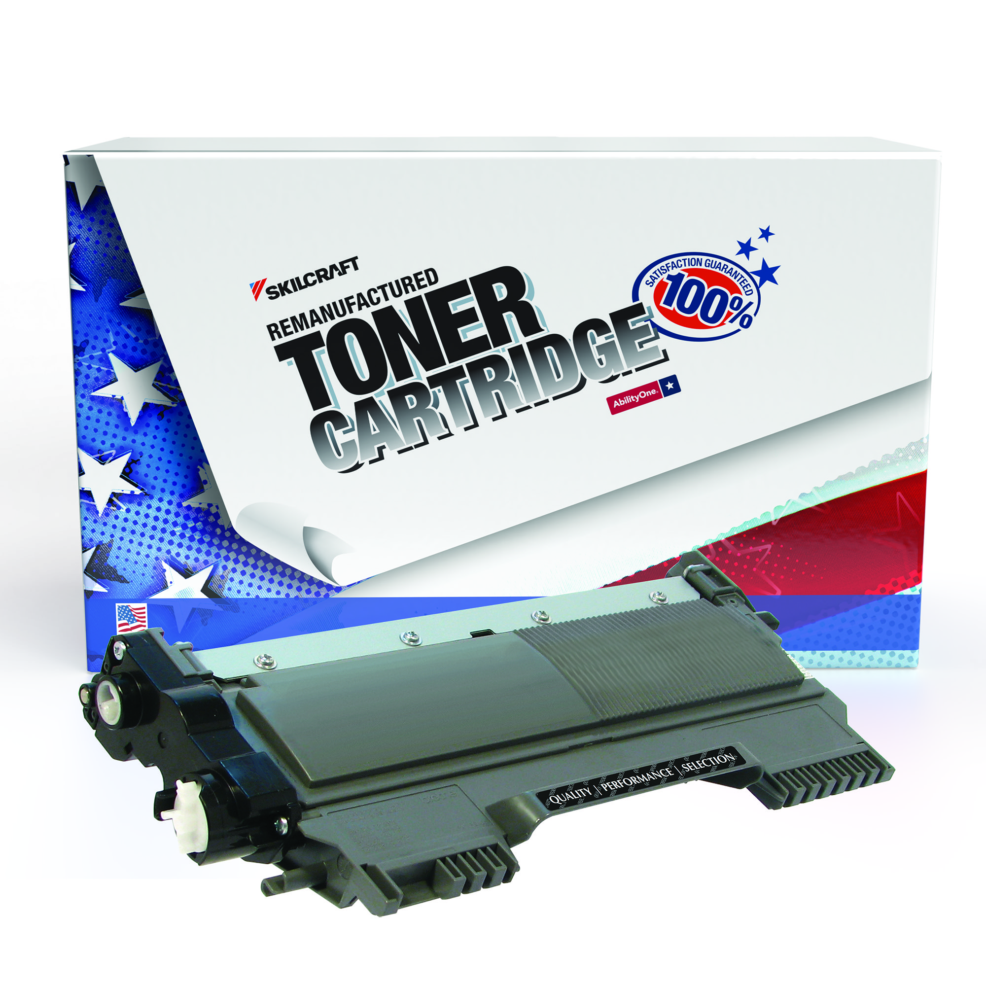 Toner Cartridge, Remanufactured, Brother TN450, Black - Each