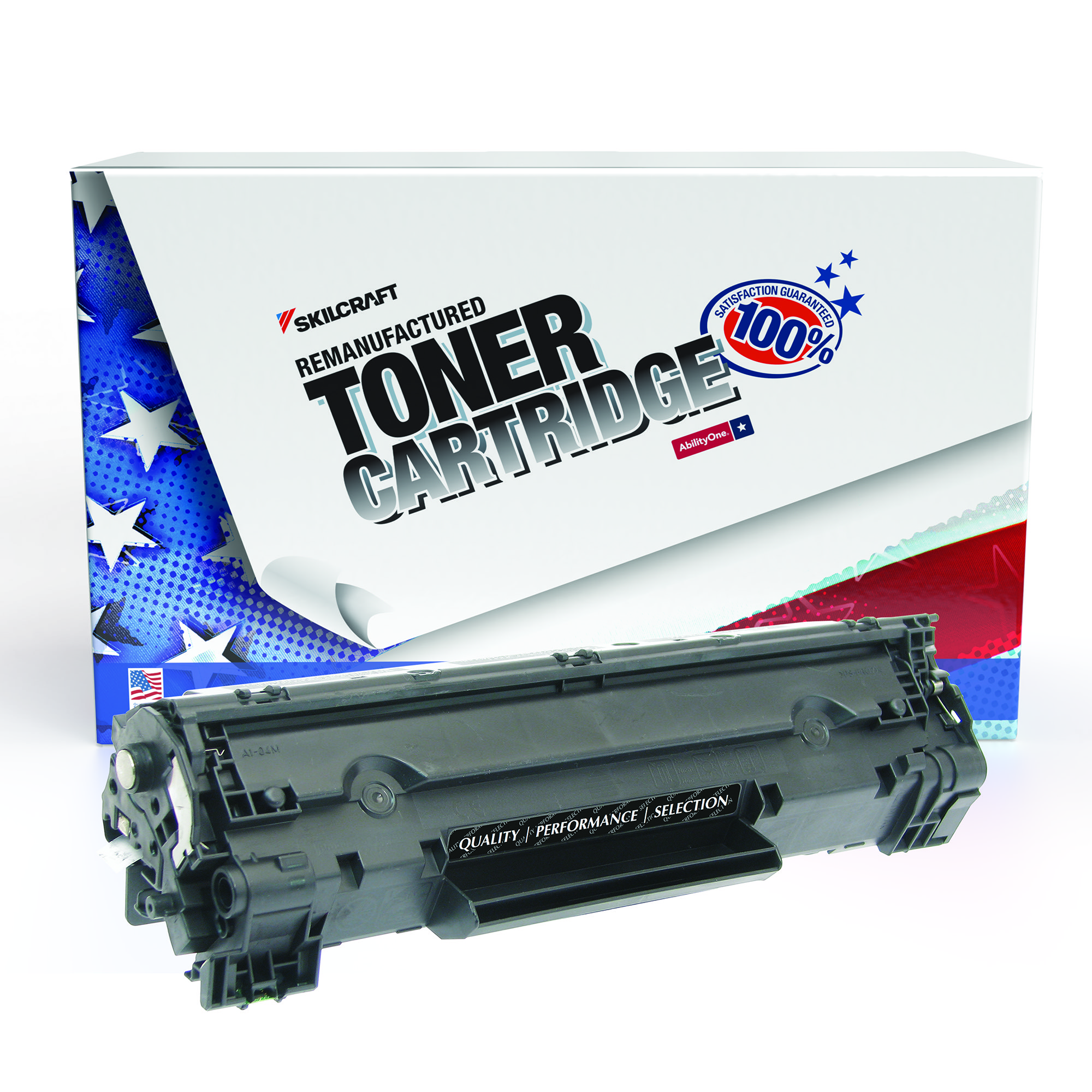 Toner Cartridge, Remanufactured, Canon 128 Series, Black - Each
