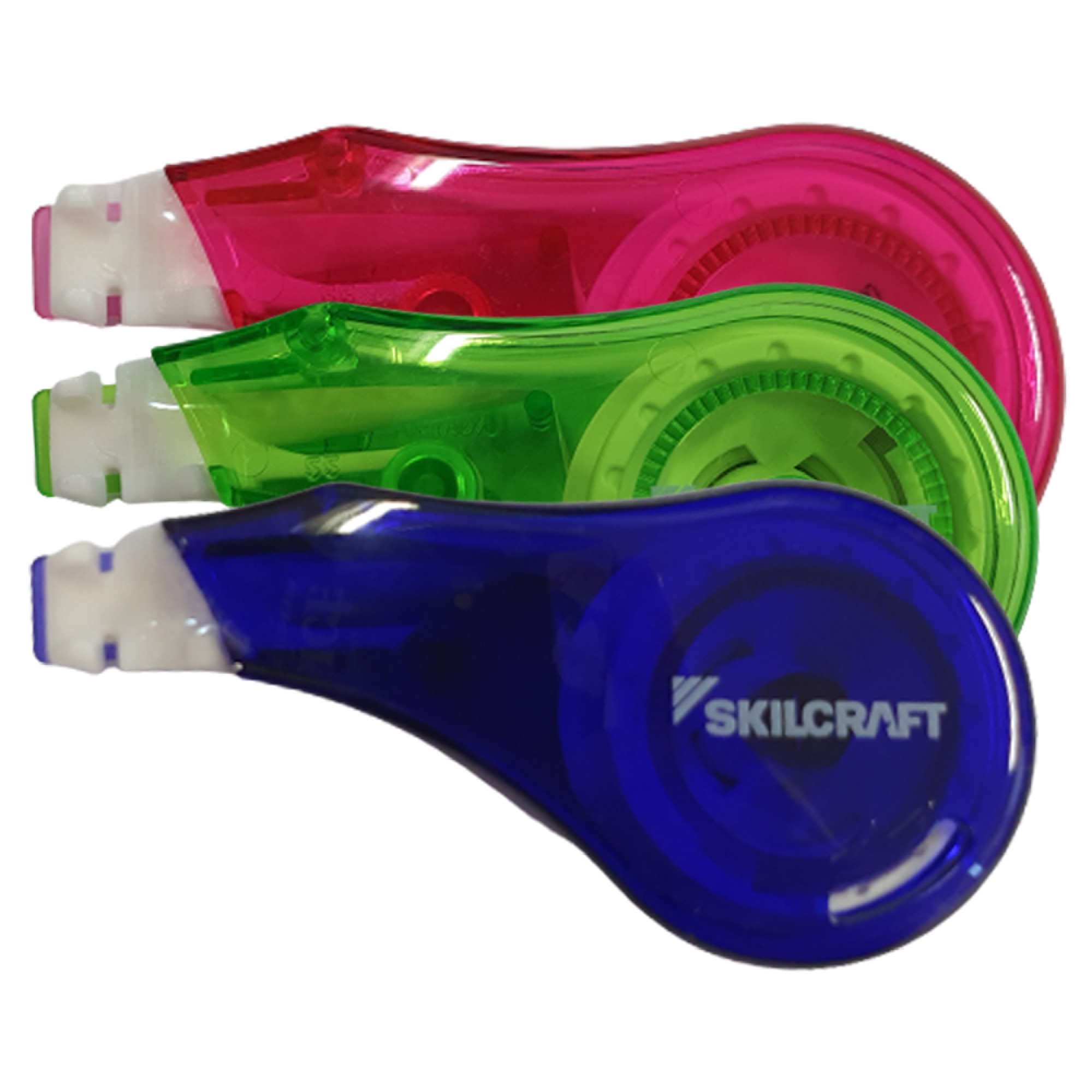 Correction Tape, Recycled, Mini-Dispenser, Non-Refillable - 3/PK