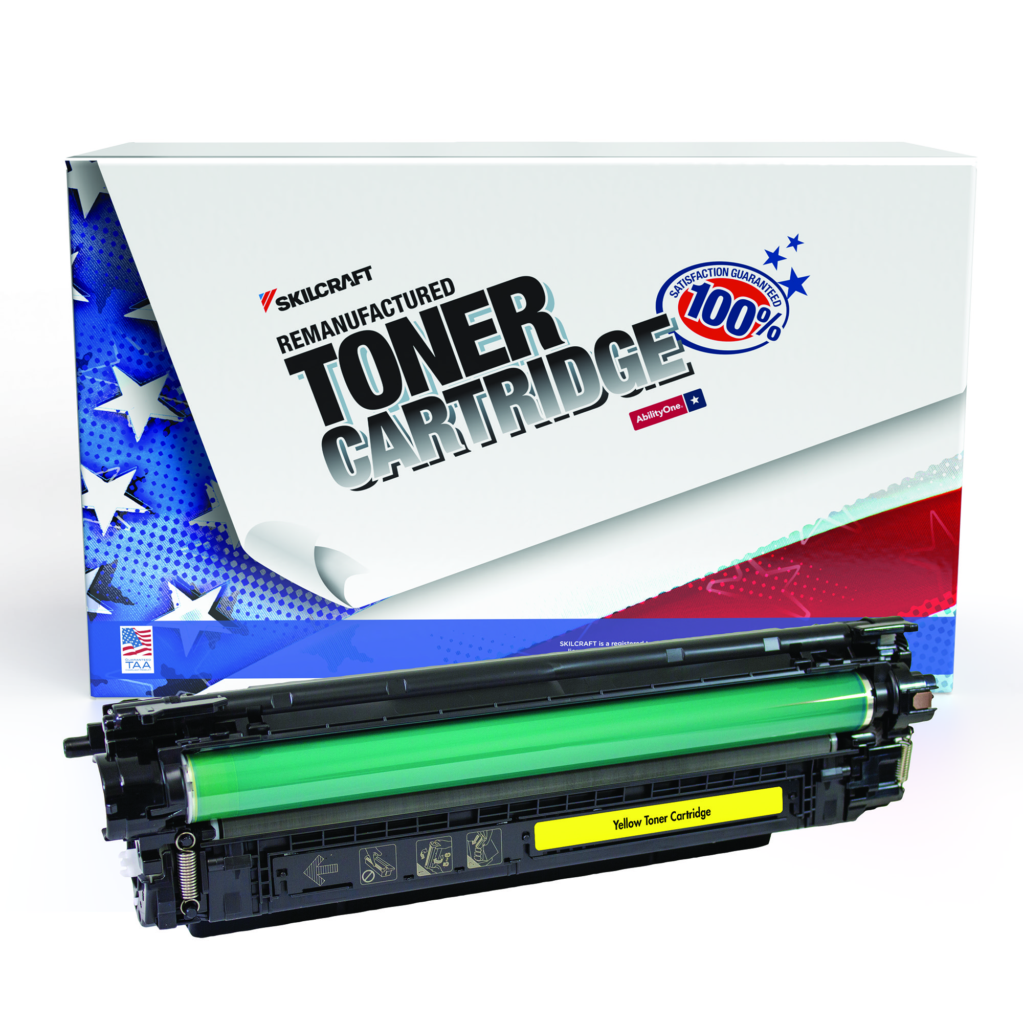 Toner Cartridge, Remanufactured, HP CF362X, Yellow - Each