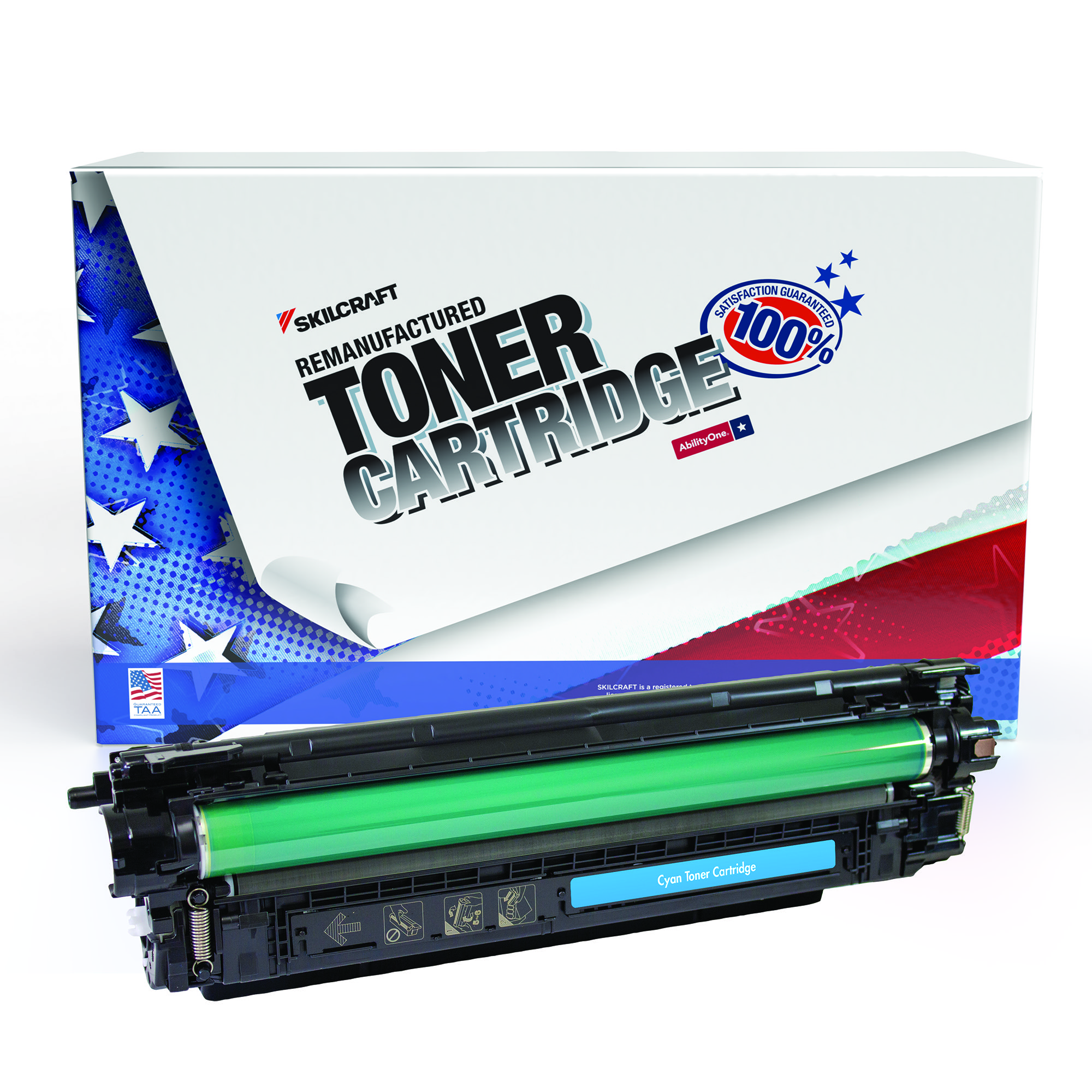 Toner Cartridge, Remanufactured, HP CF361X, Cyan - Each