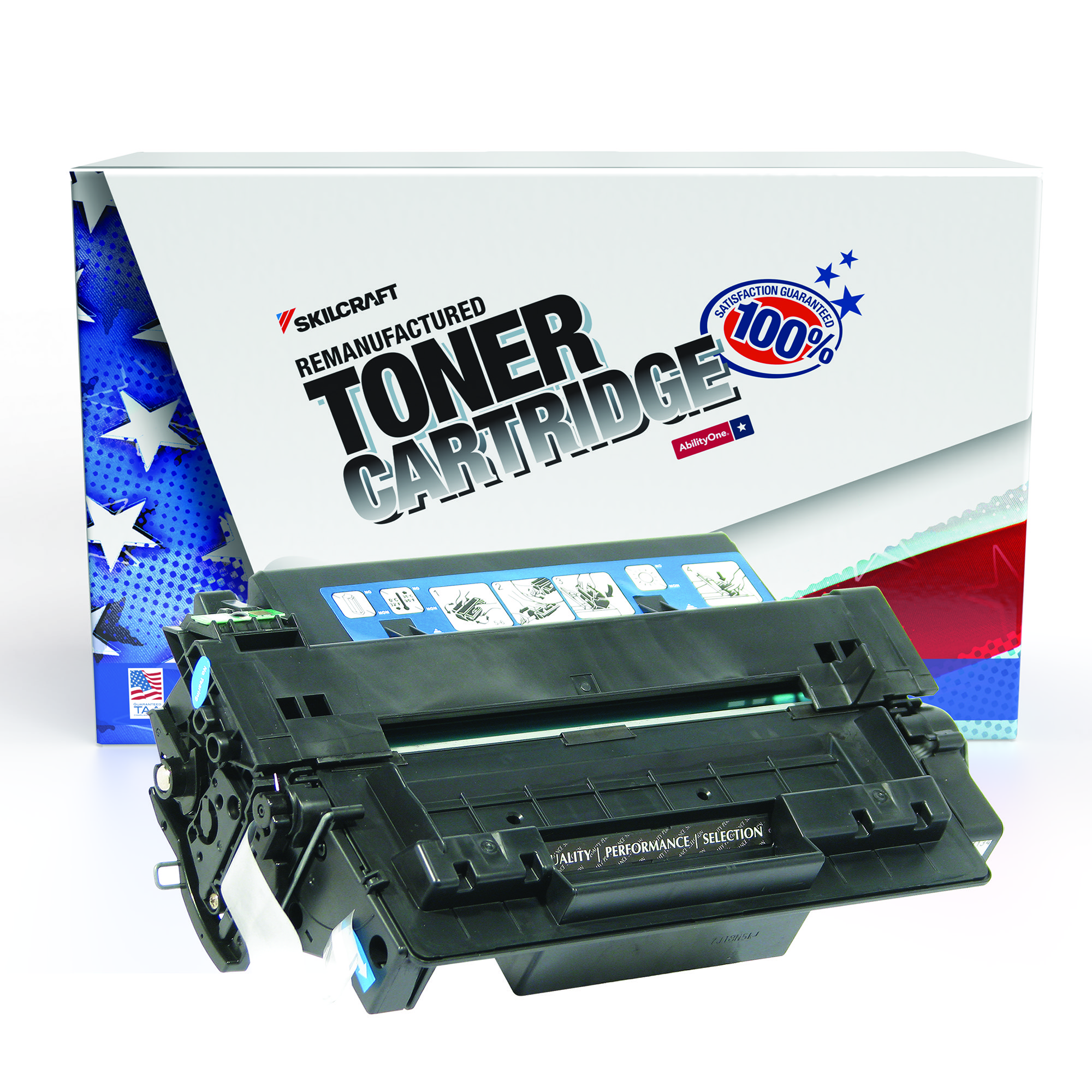Toner Cartridge, LaserJet, Remanufactured, HP 51A, Black, Page Yield 6500 - Each