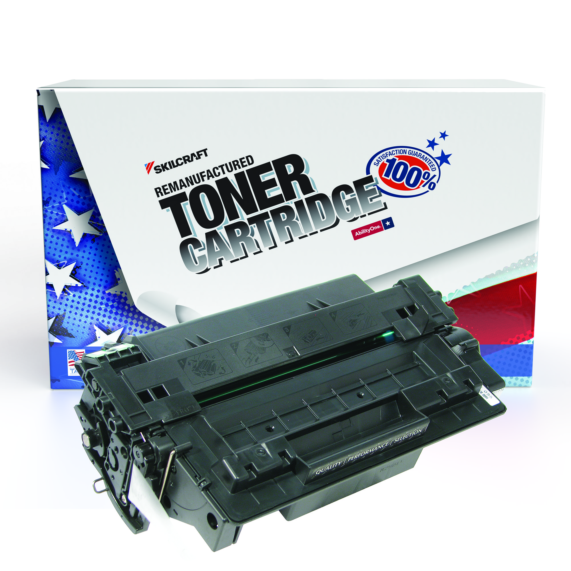 Toner Cartridge, LaserJet, Remanufactured, HP 11A, Black, Page Yield 6000 - Each