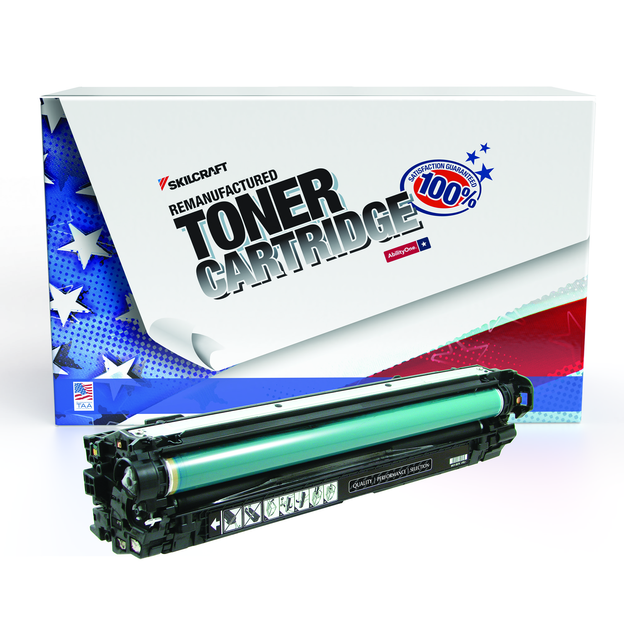 Toner Cartridge, LaserJet, Remanufactured, HP 650A Series, Black, Page Yield 13500 - Each