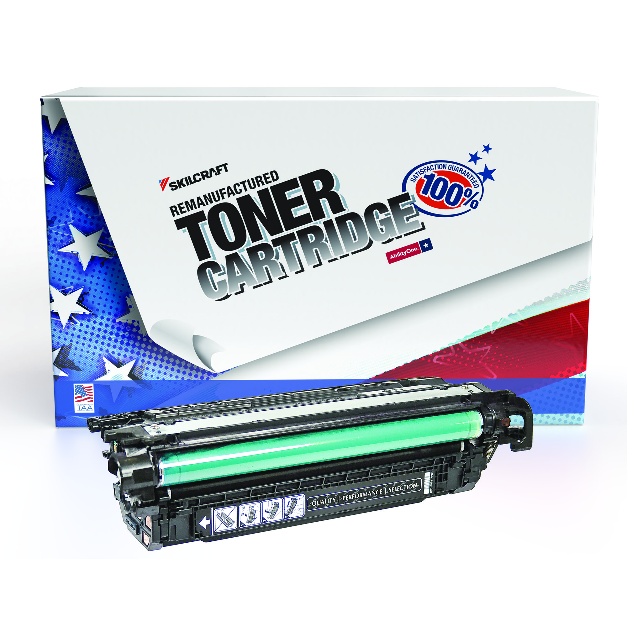 Toner Cartridge, LaserJet, Remanufactured, HP 646X, Black, Page Yield 17000 - Each