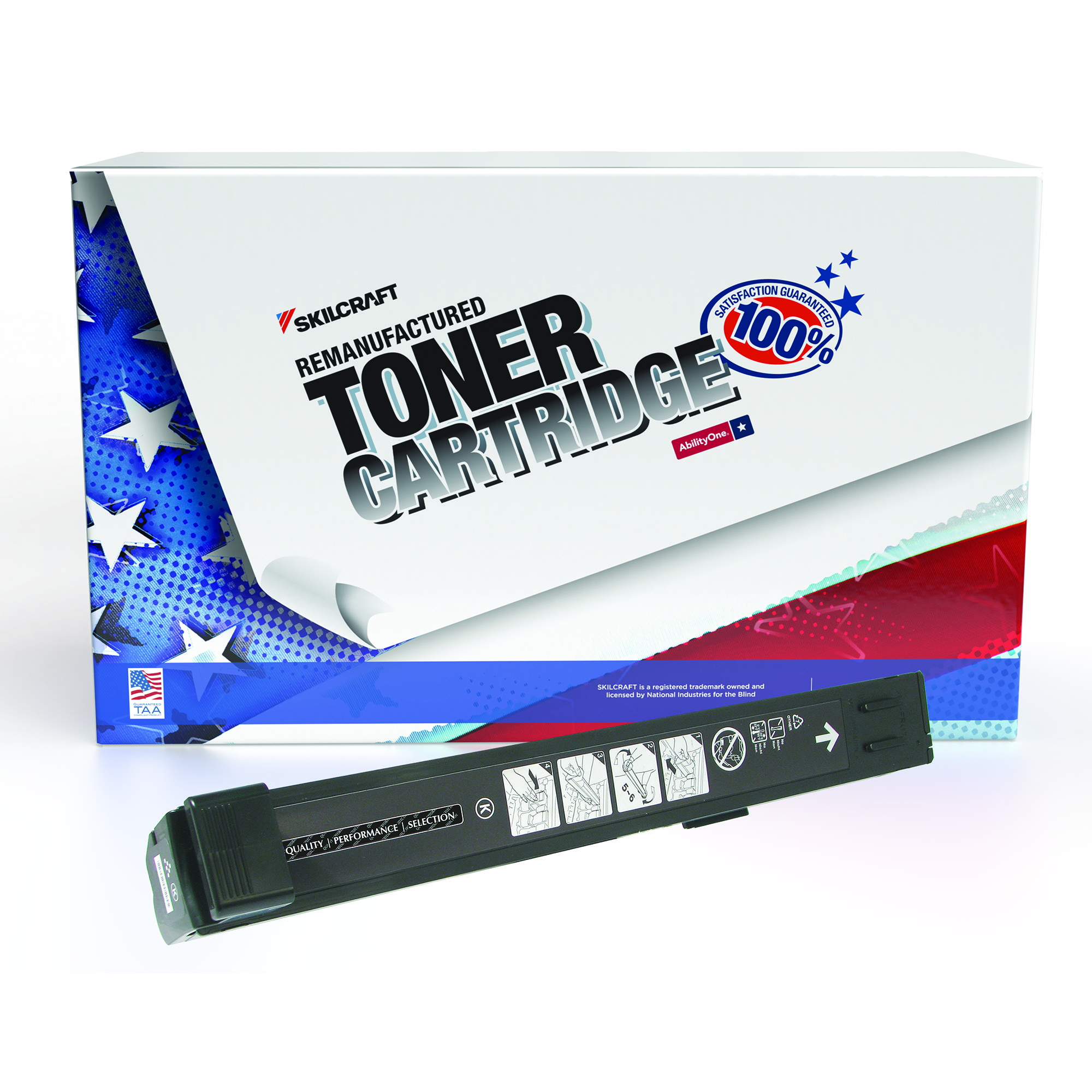 Toner Cartridge, LaserJet, Remanufactured, HP 823A, Black, Page Yield 16500 - Each