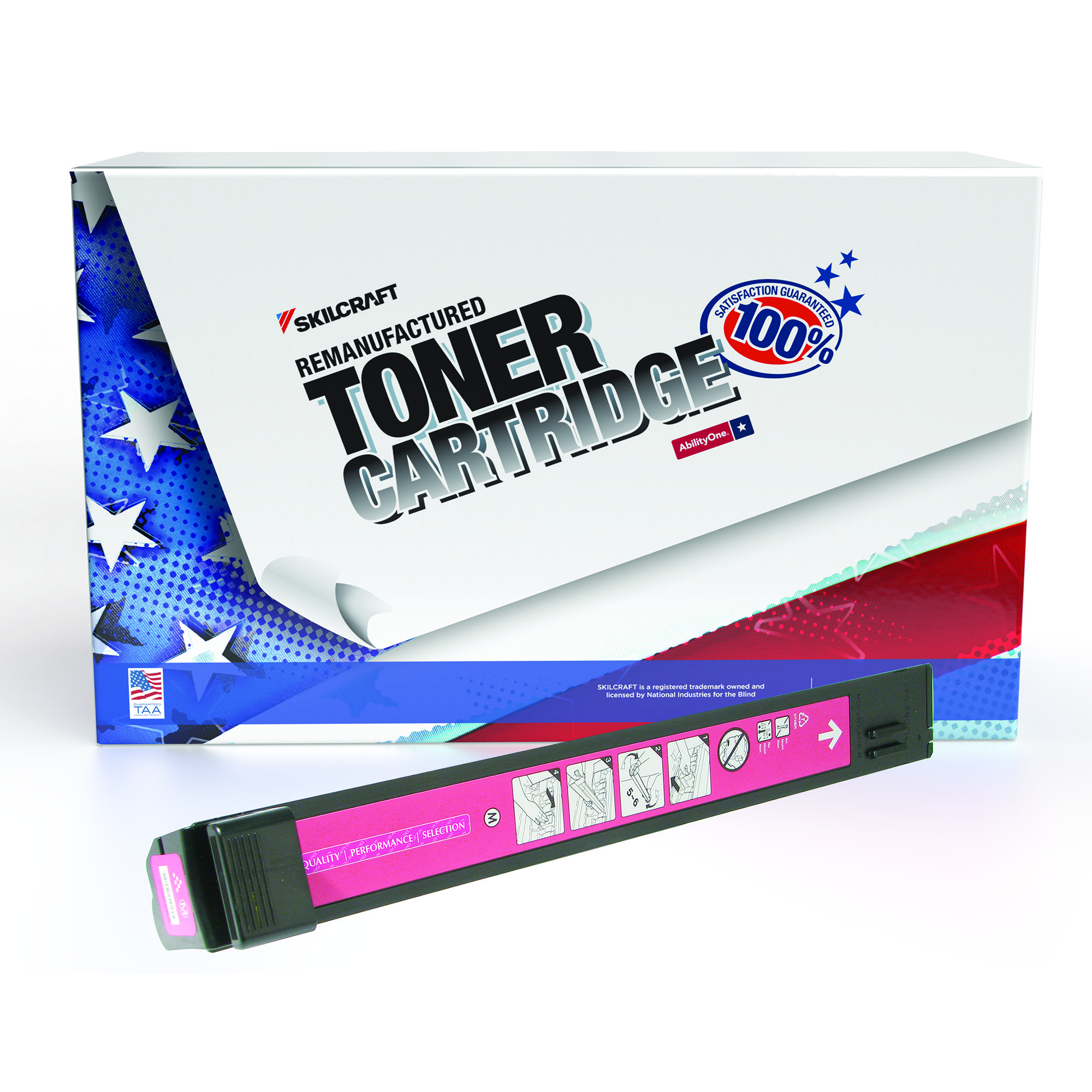 Toner Cartridge, LaserJet, Remanufactured, HP 824A Series, Magenta, Page Yield 21000 - Each