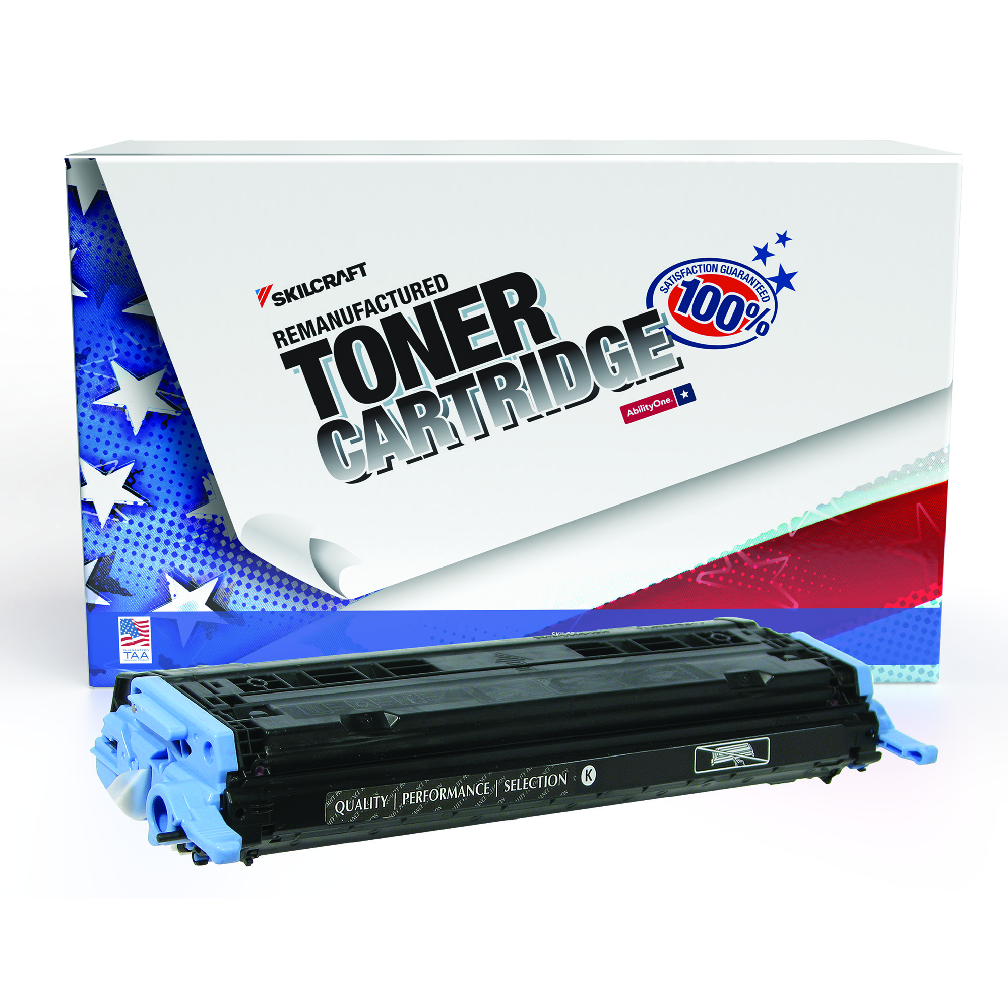 Toner Cartridge, LaserJet, Remanufactured, HP 124A Series, Black, Page Yield 2500 - Each