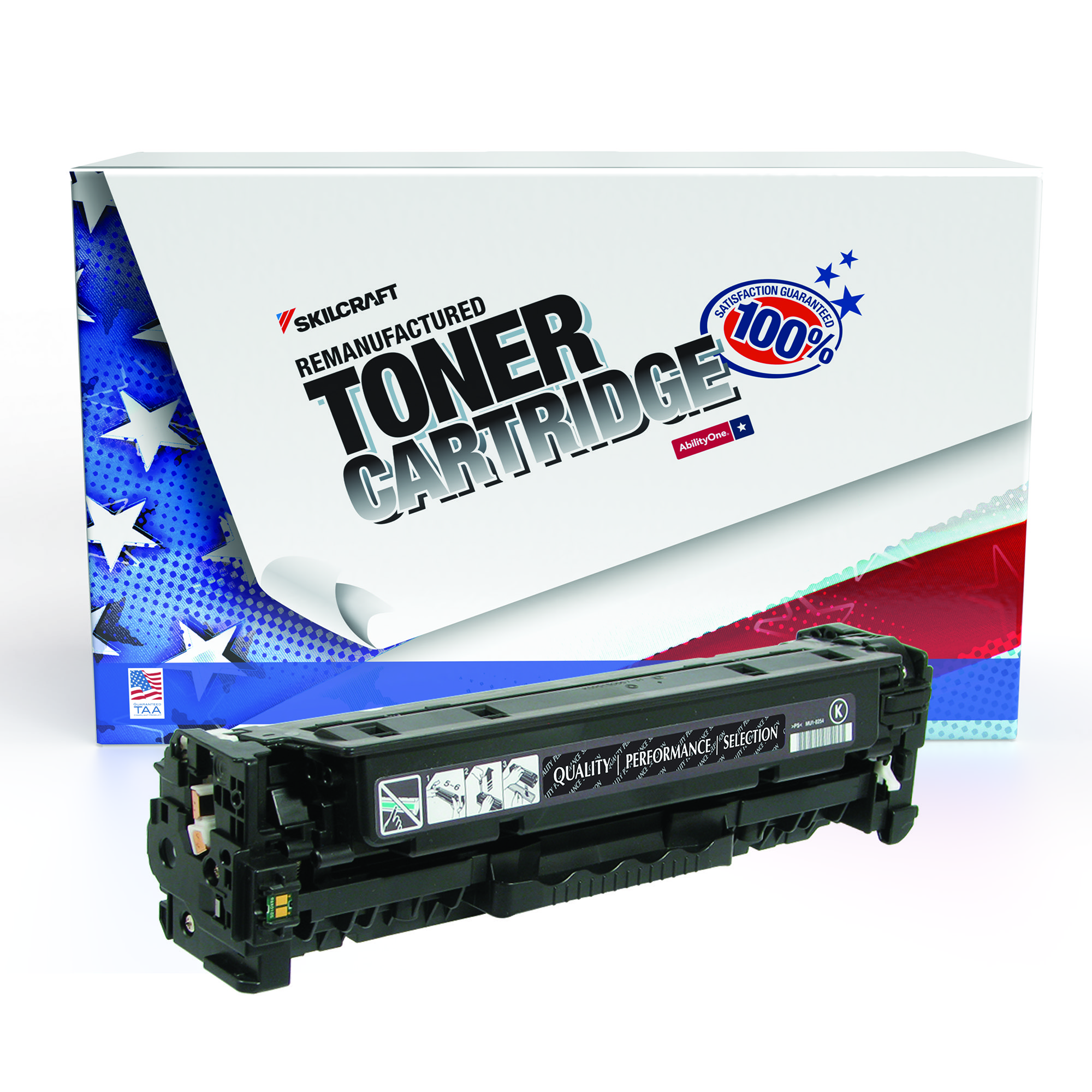 Toner Cartridge, LaserJet, Remanufactured, HP 305X, Black, Page Yield 4000 - Each