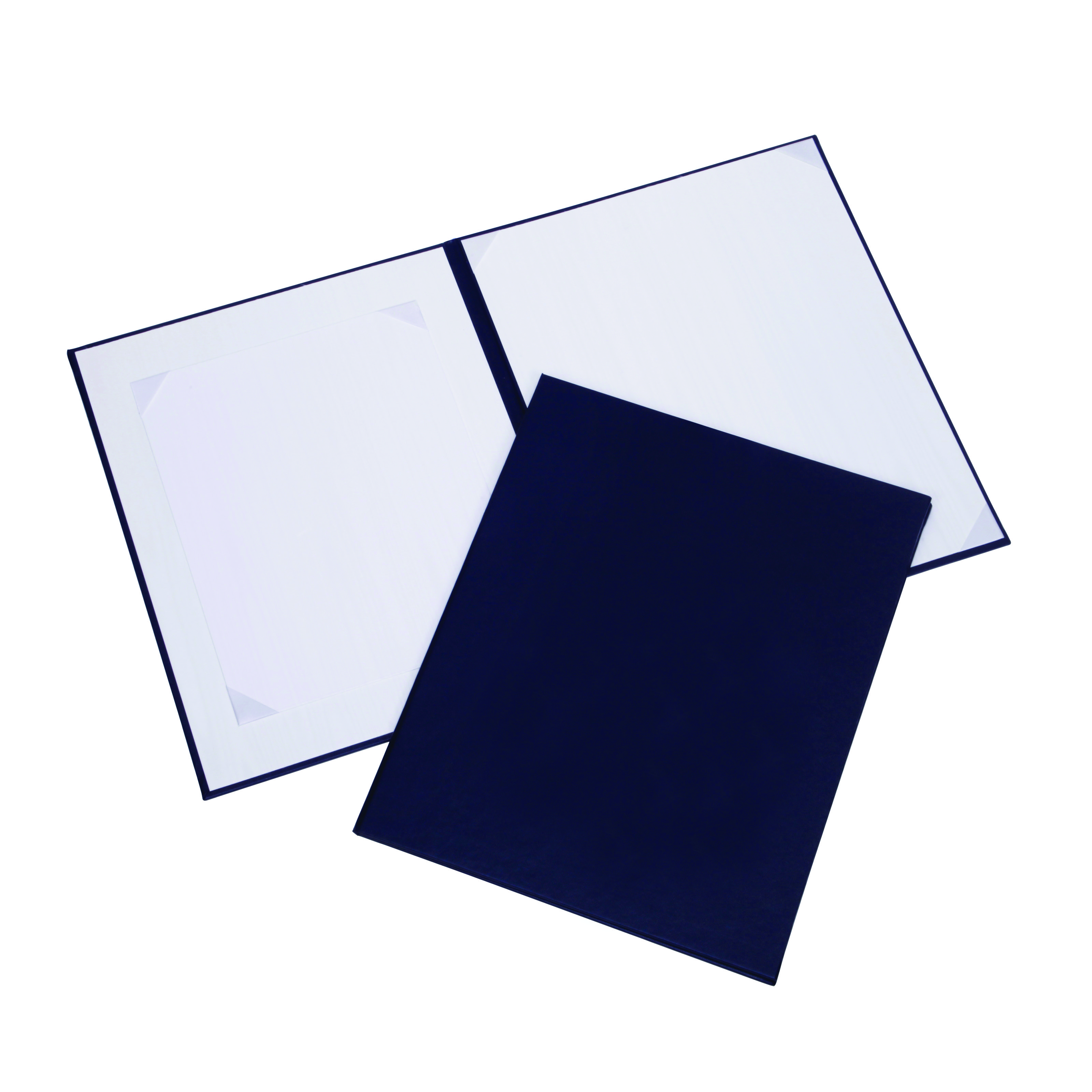 Binder, Awards Certificate, Without Seal, Navy Blue, 11.5"x14.5" - Each