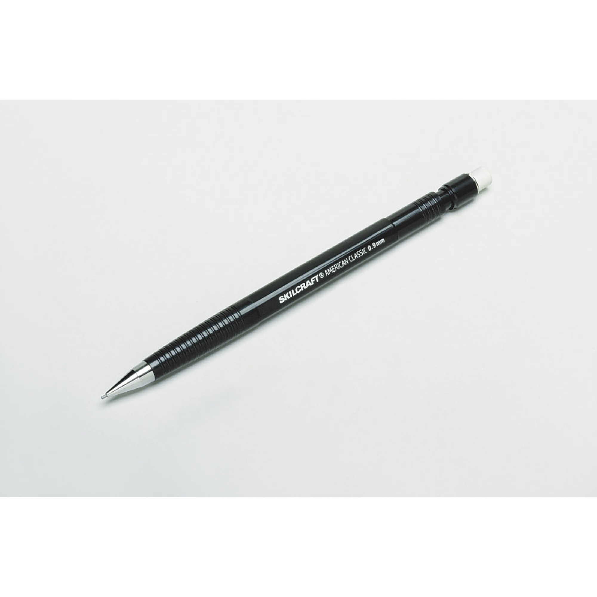 Pencil, Mechanical, Push Action, Black, Bold Point 0.9 Mm - 12/PK