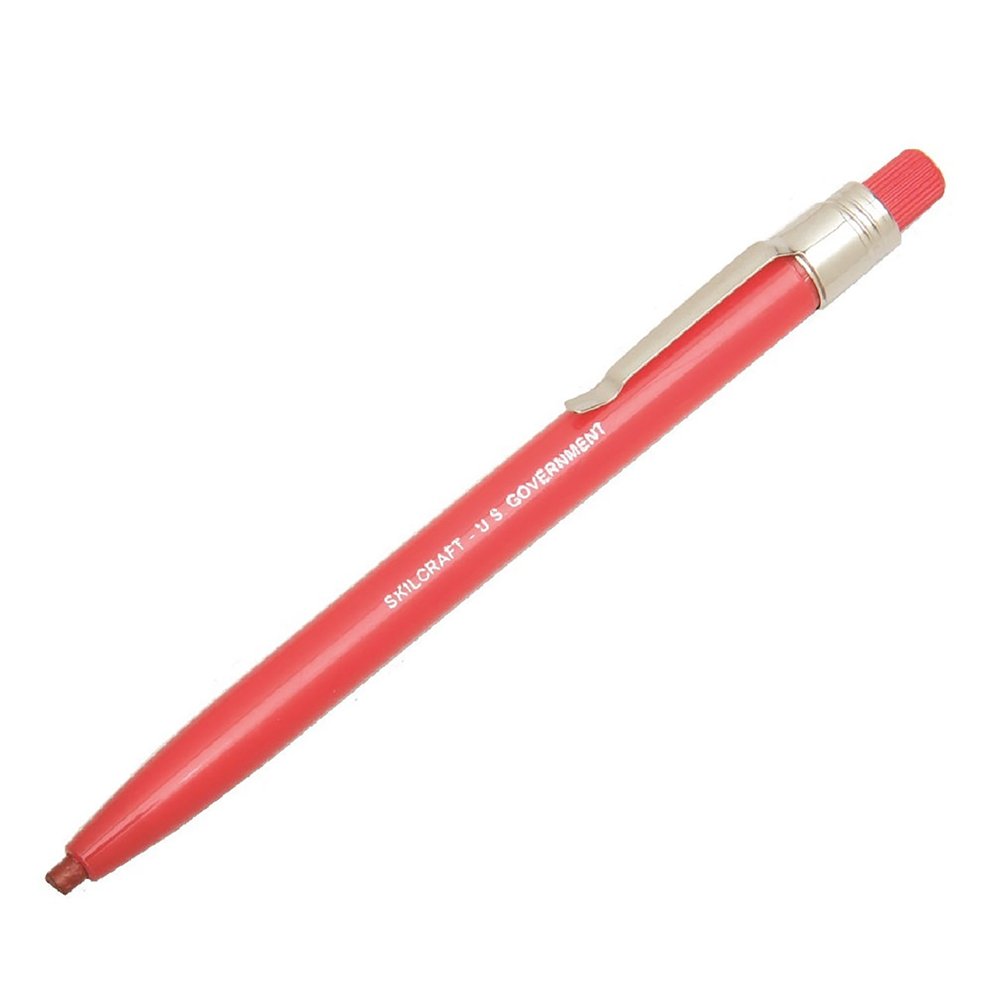 Pencil, Mechanical, Wax, China Marker, Red - 12/PK