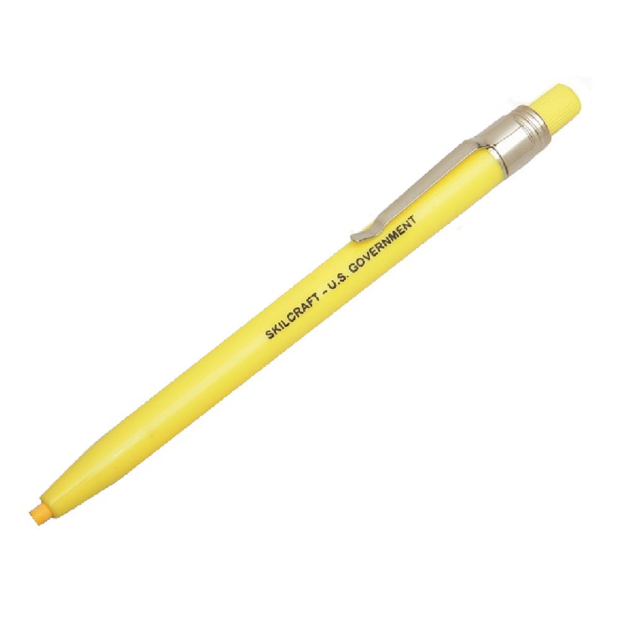 Pencil, Mechanical, Wax, China Marker, Yellow - 12/PK
