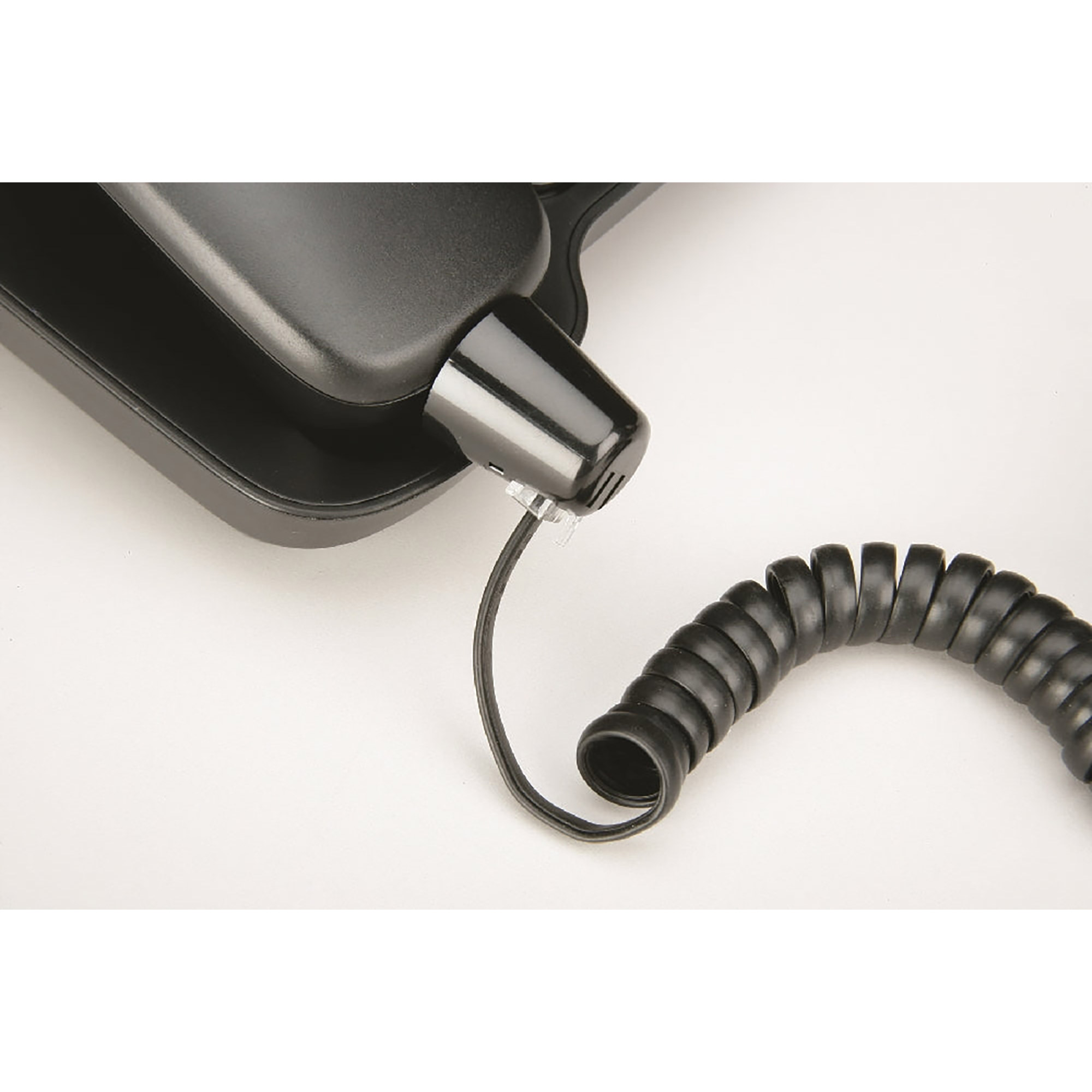 Cord Connector/Rotator, Telephone, Detangler, Black - Each