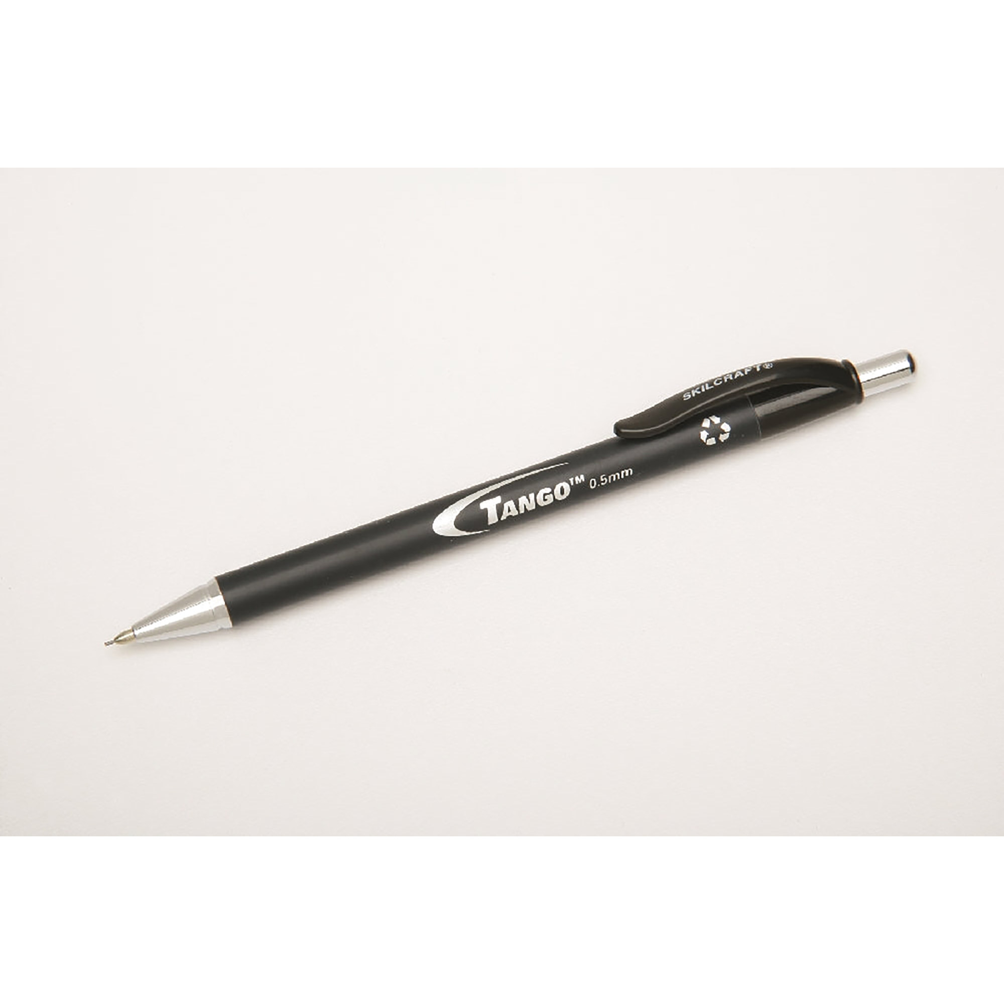 Pencil, Mechanical, Push Action, Black Barrel, Micro-Fine Point (0.5 Mm) - 12/PK