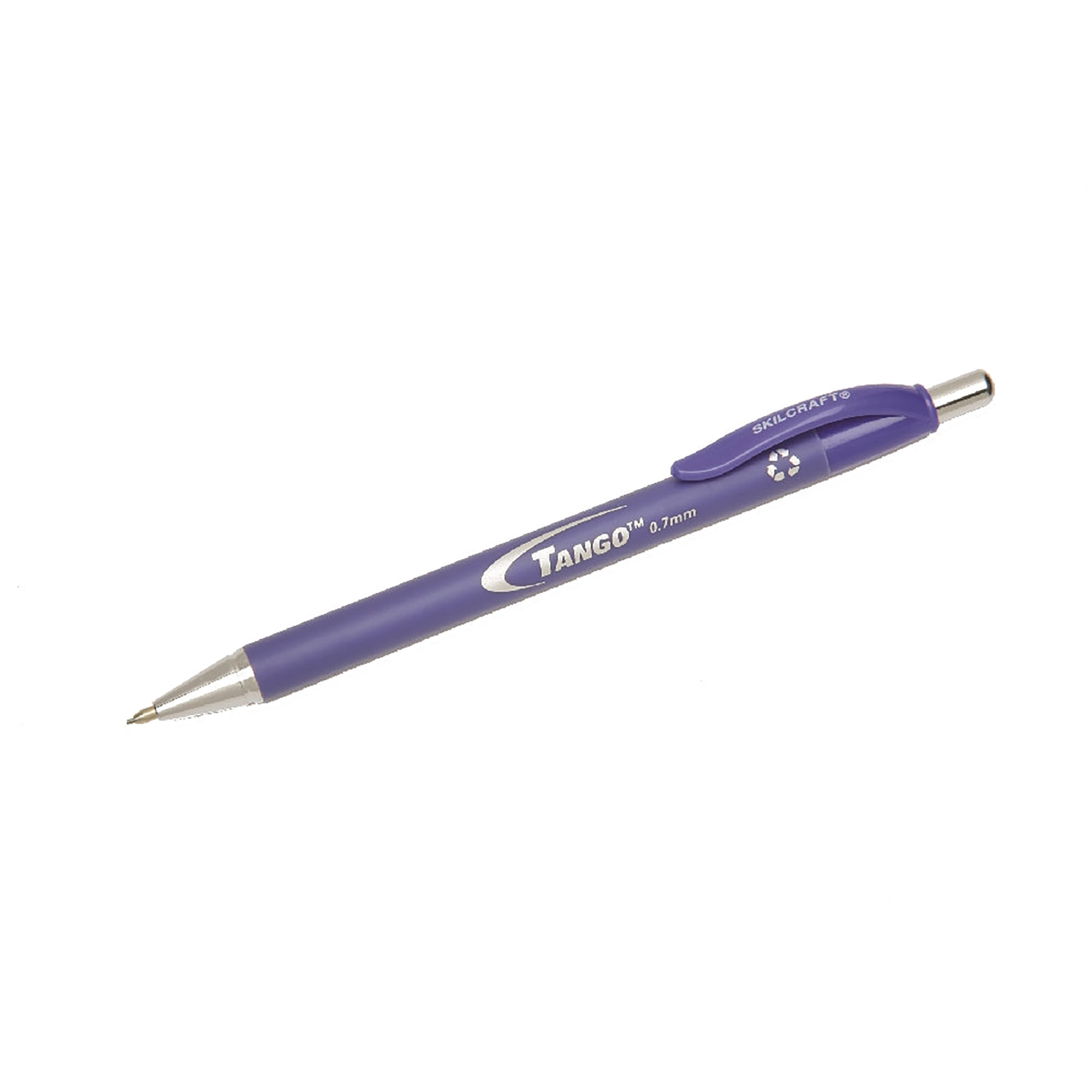 Pencil, Mechanical, Push Action, Blue Barrel, 0.7 Mm - 12/PK
