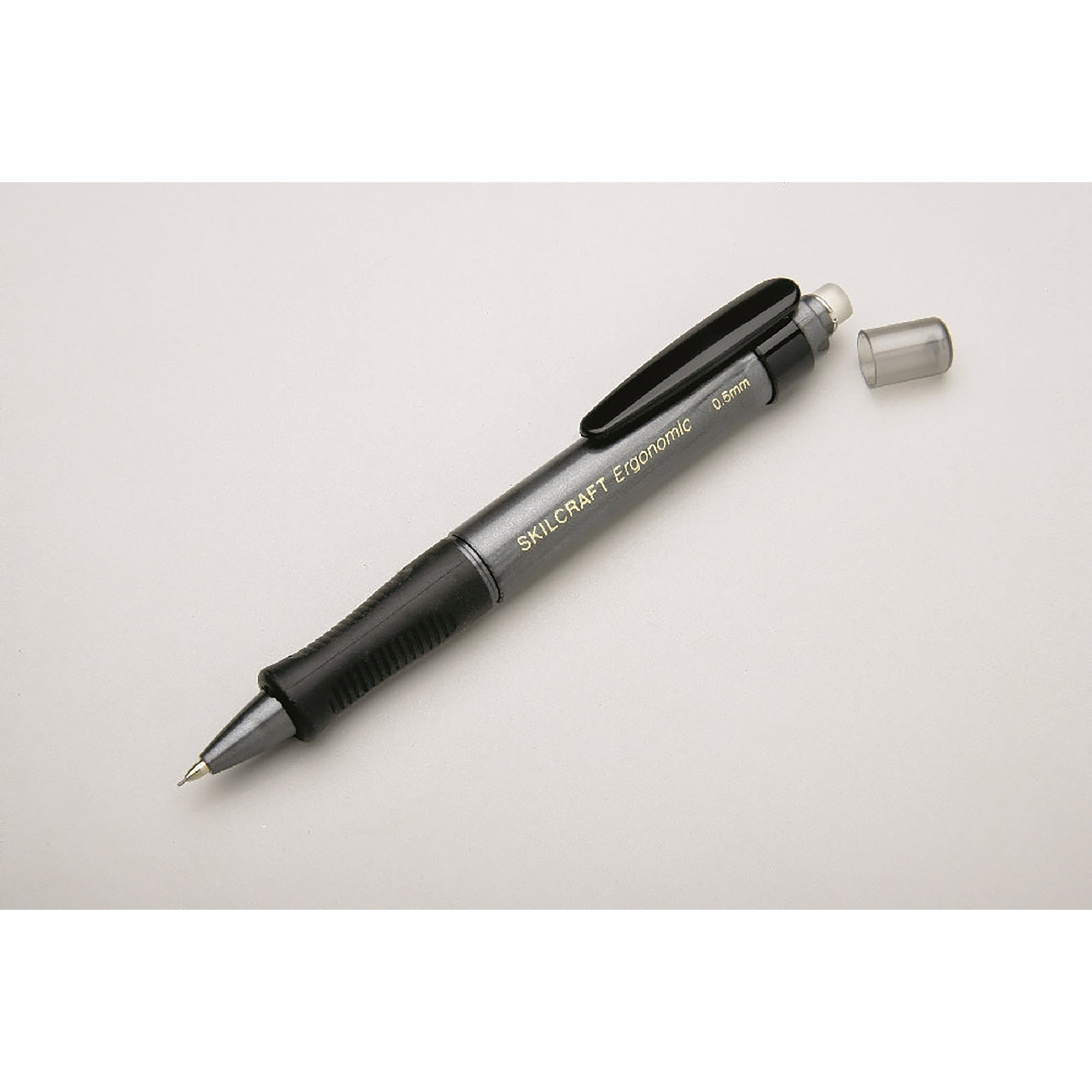 Pencil, Mechanical, Ergonomic, Gray Barrel, 0.5Mm - 6/BX