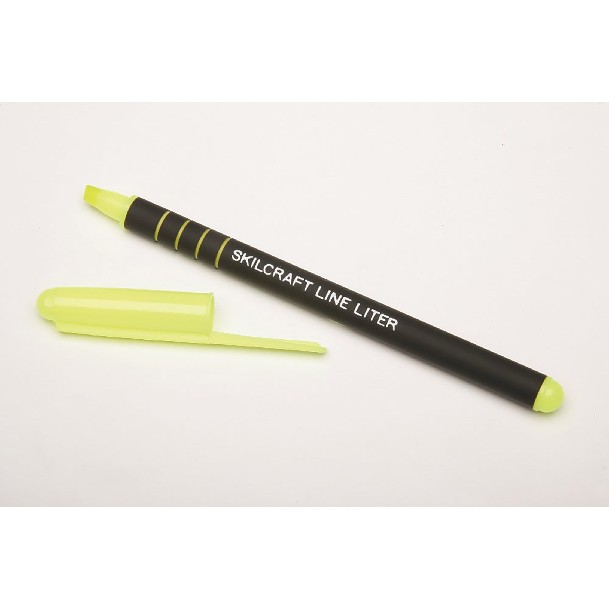 Highlighter, Line Liter, Pocket, Chisel Tip, Yellow - 12/PK
