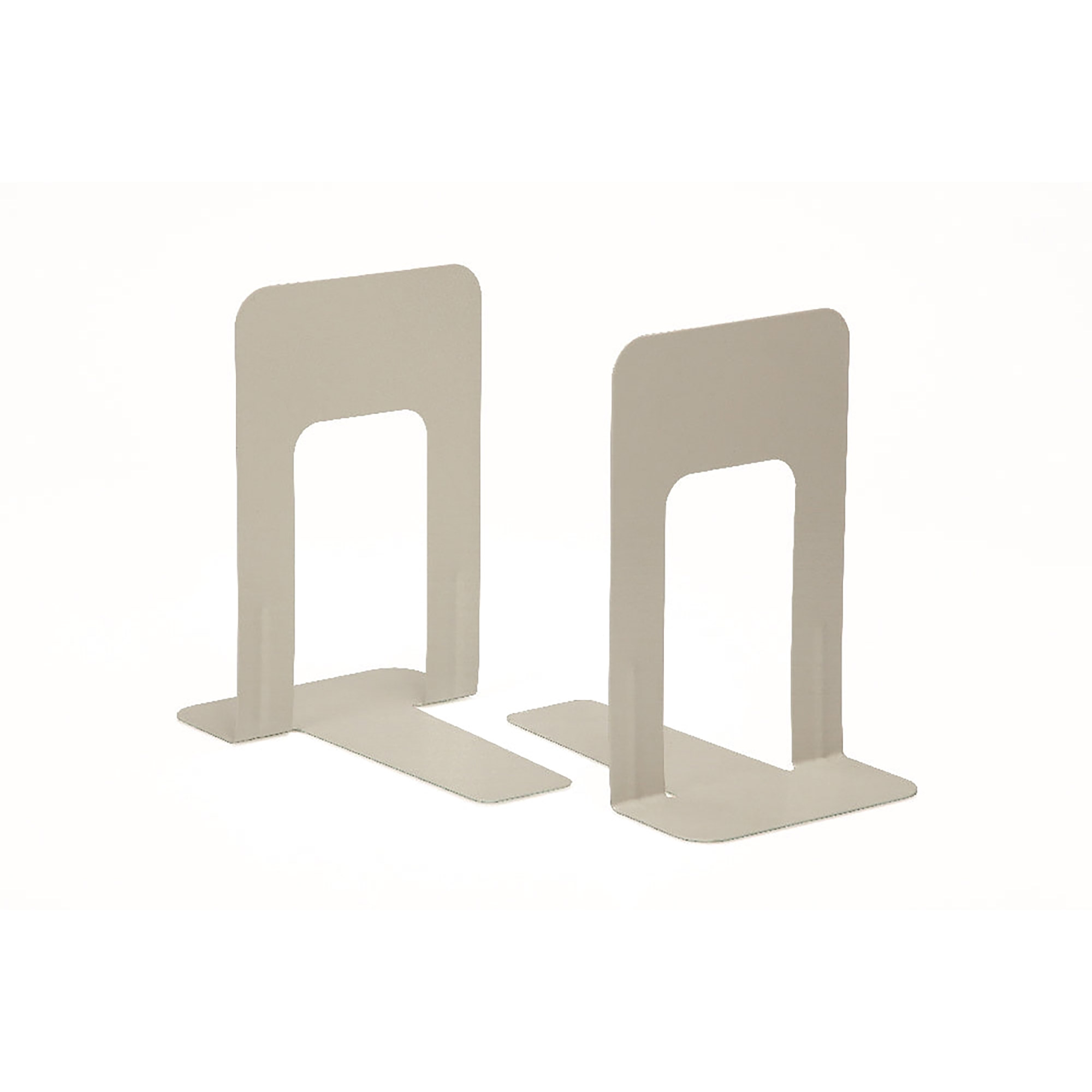 Bookends, Non-Skid, 9"H x 5 7/8"W x 8"D, Beige - 2/PK