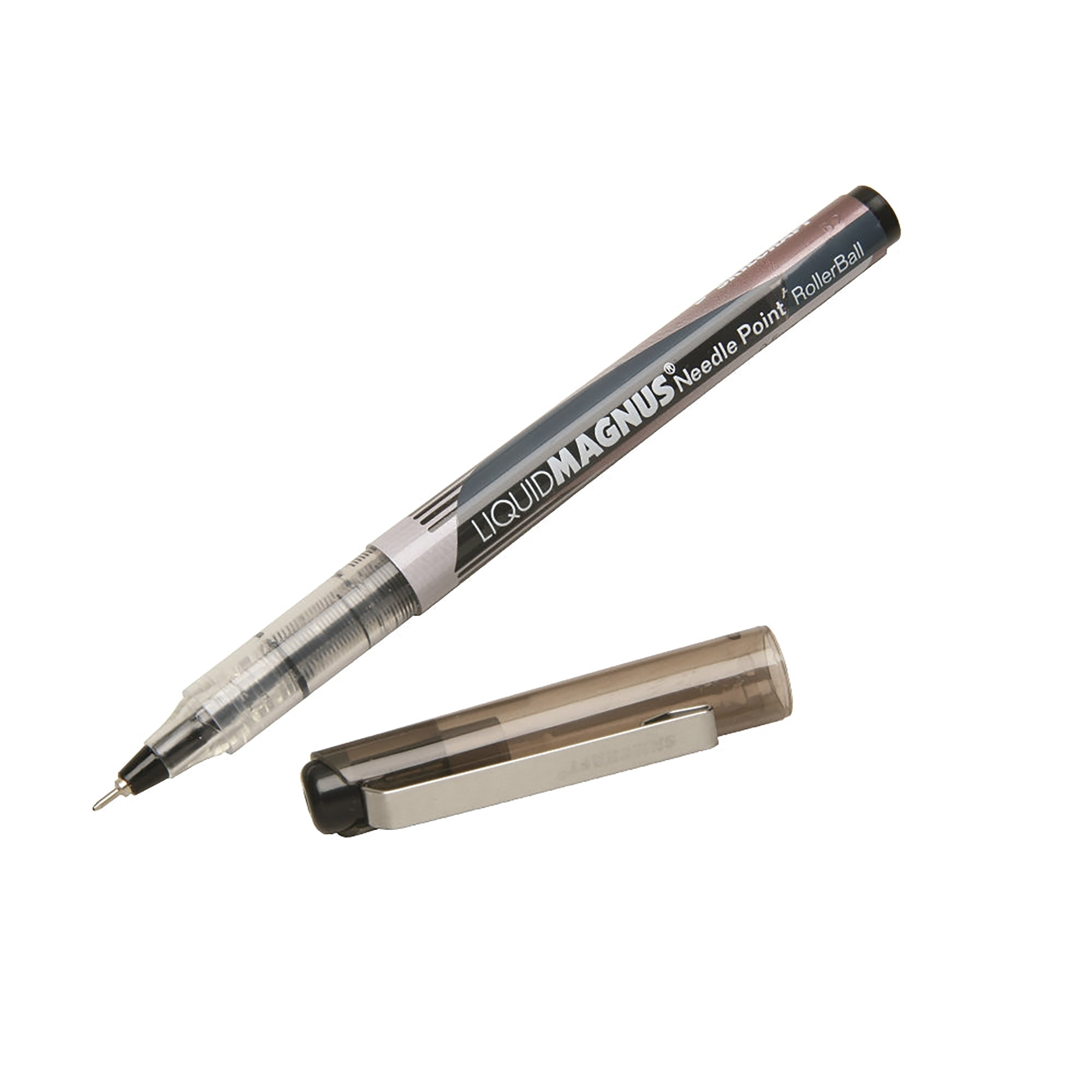 Pen, Needle Point, Free Ink, Black, Microfine Point (0.5 Mm) - 12/PK