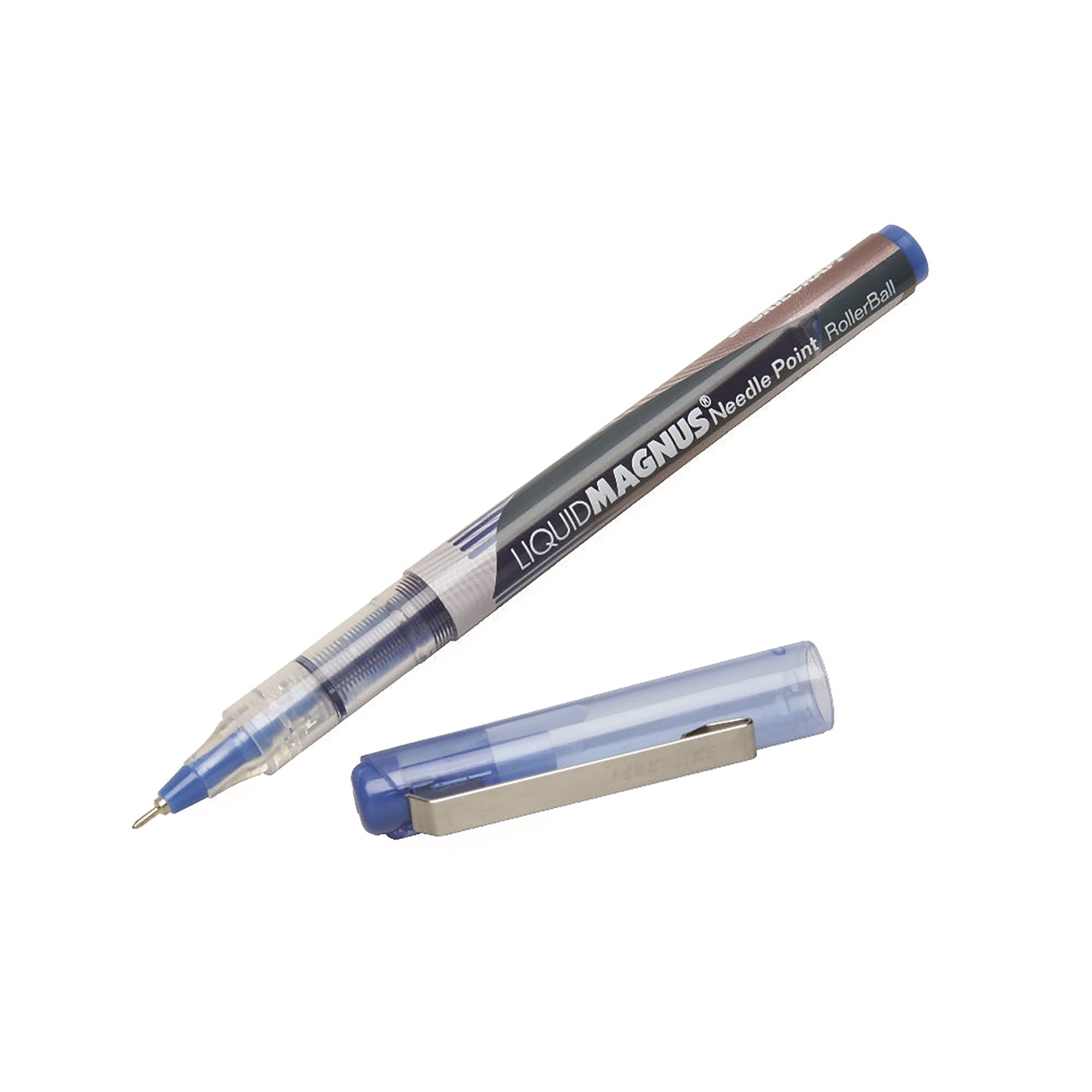 Pen, Needle Point, Free Ink, Blue, Microfine Point (0.5 Mm) - 12/PK