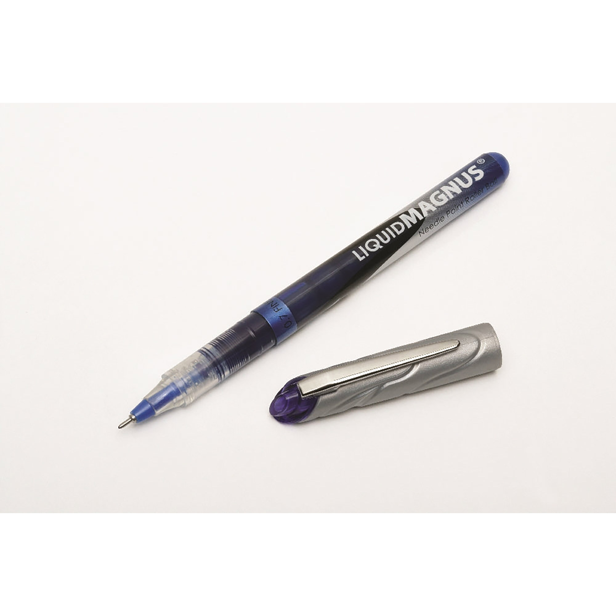 Pen, Needle Point, Free Ink, Blue, Fine Point (0.7 Mm) - 12/PK