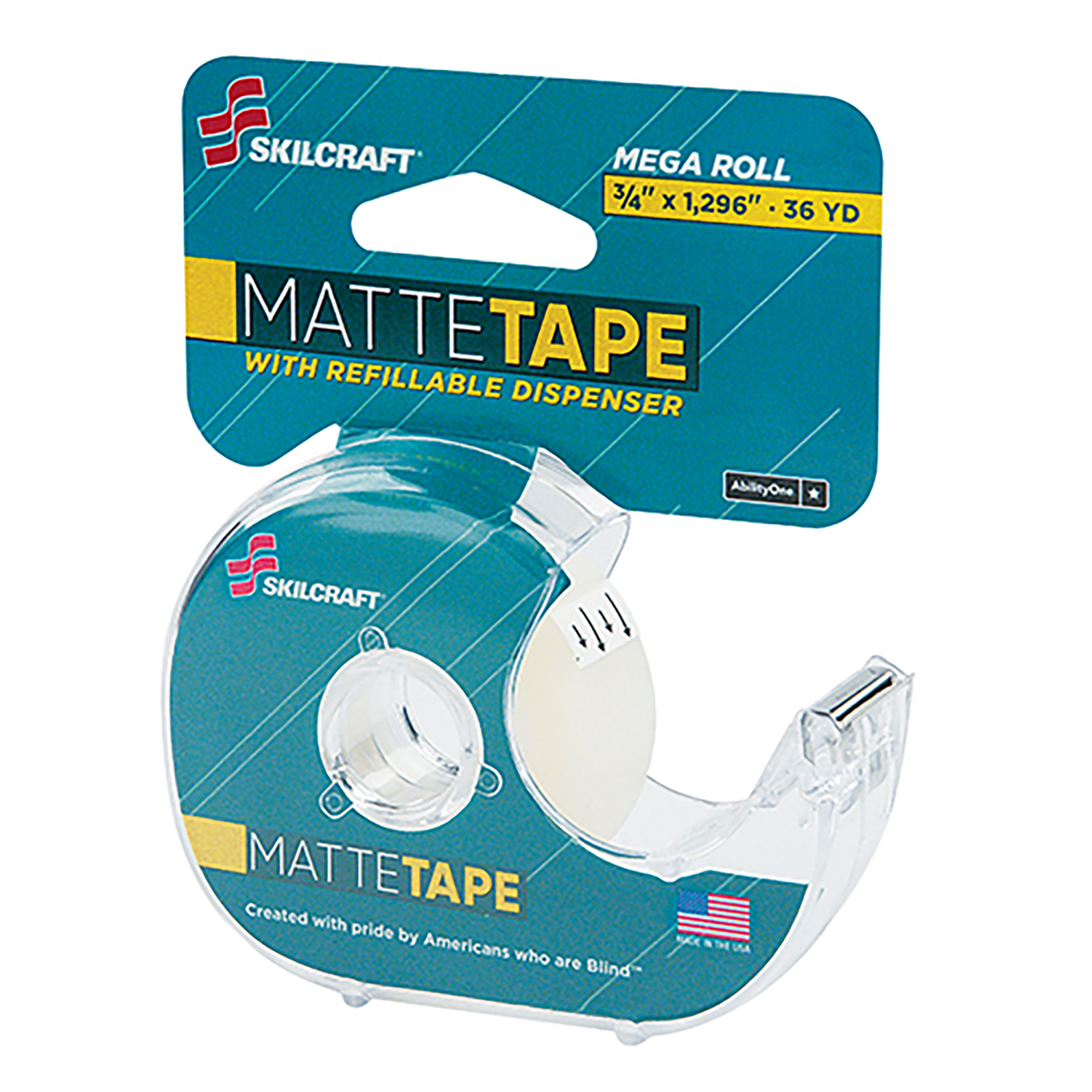 Tape Dispenser, Hand Held, Refillable - Each