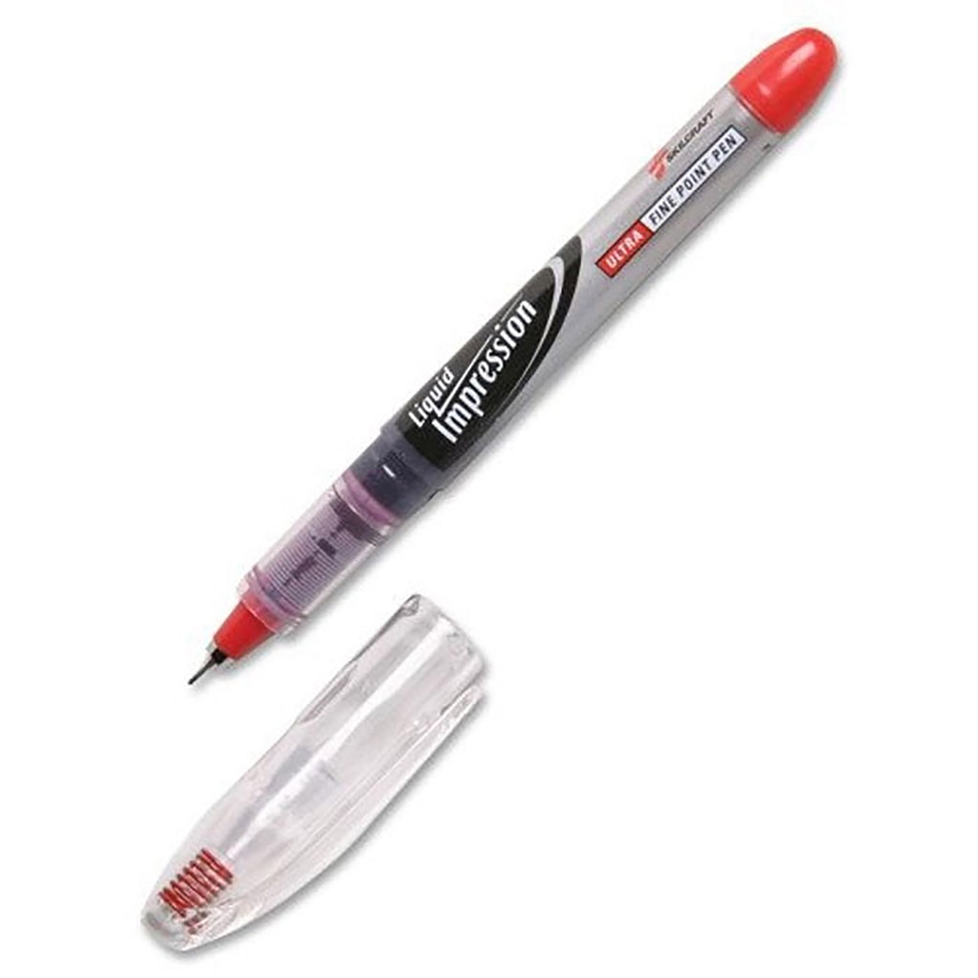 Marker, Extra Fine Point, Red - 12/PK