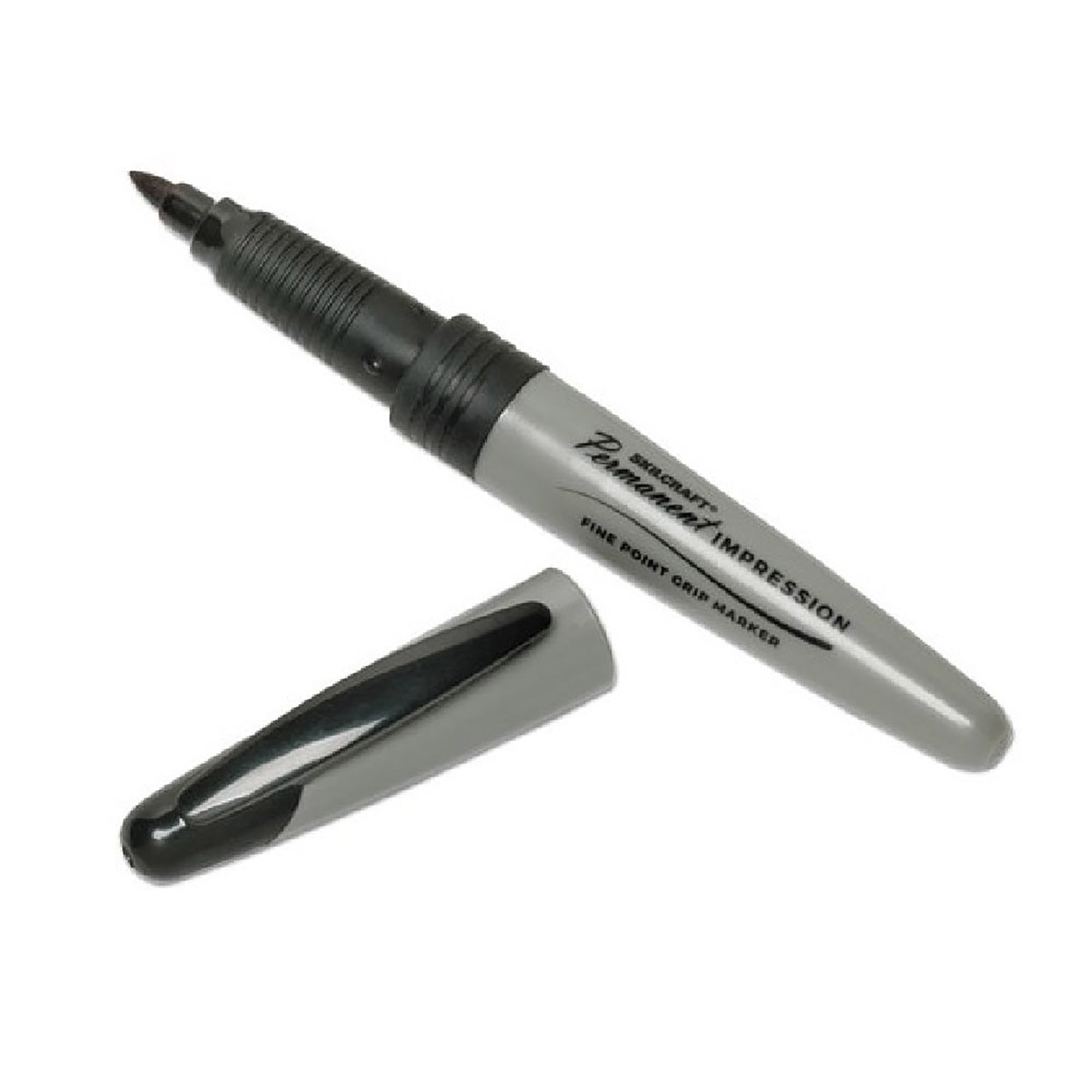 Marker, Fine Tip, Black - 12/PK