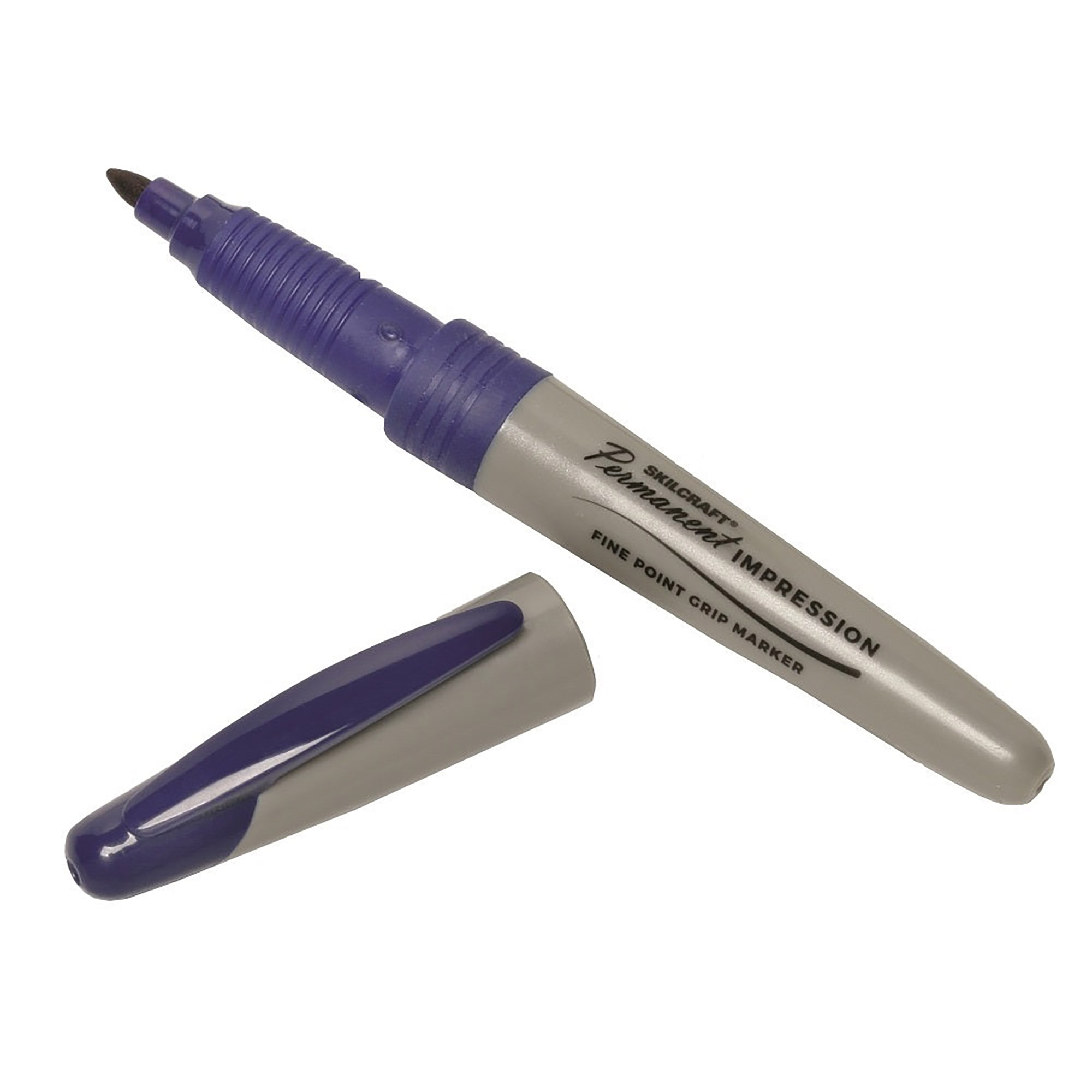 Marker, Fine Tip, Blue - 12/PK